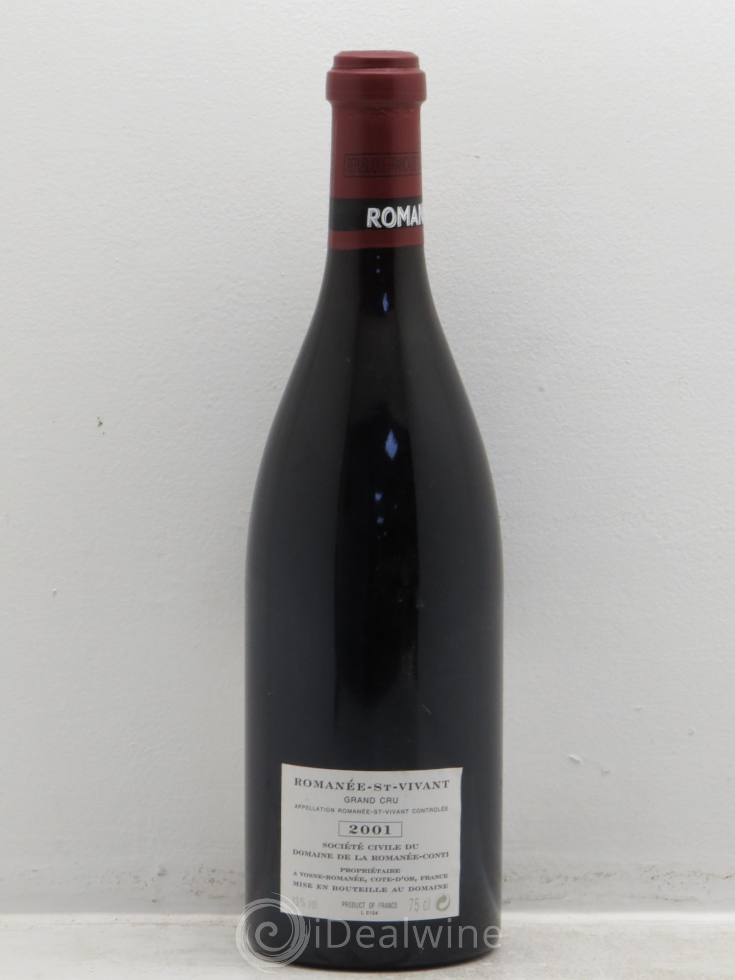 Romanée-Saint-Vivant Grand Cru Domaine de la Romanée-Conti 2001 - Lot de 1 bouteille - 1