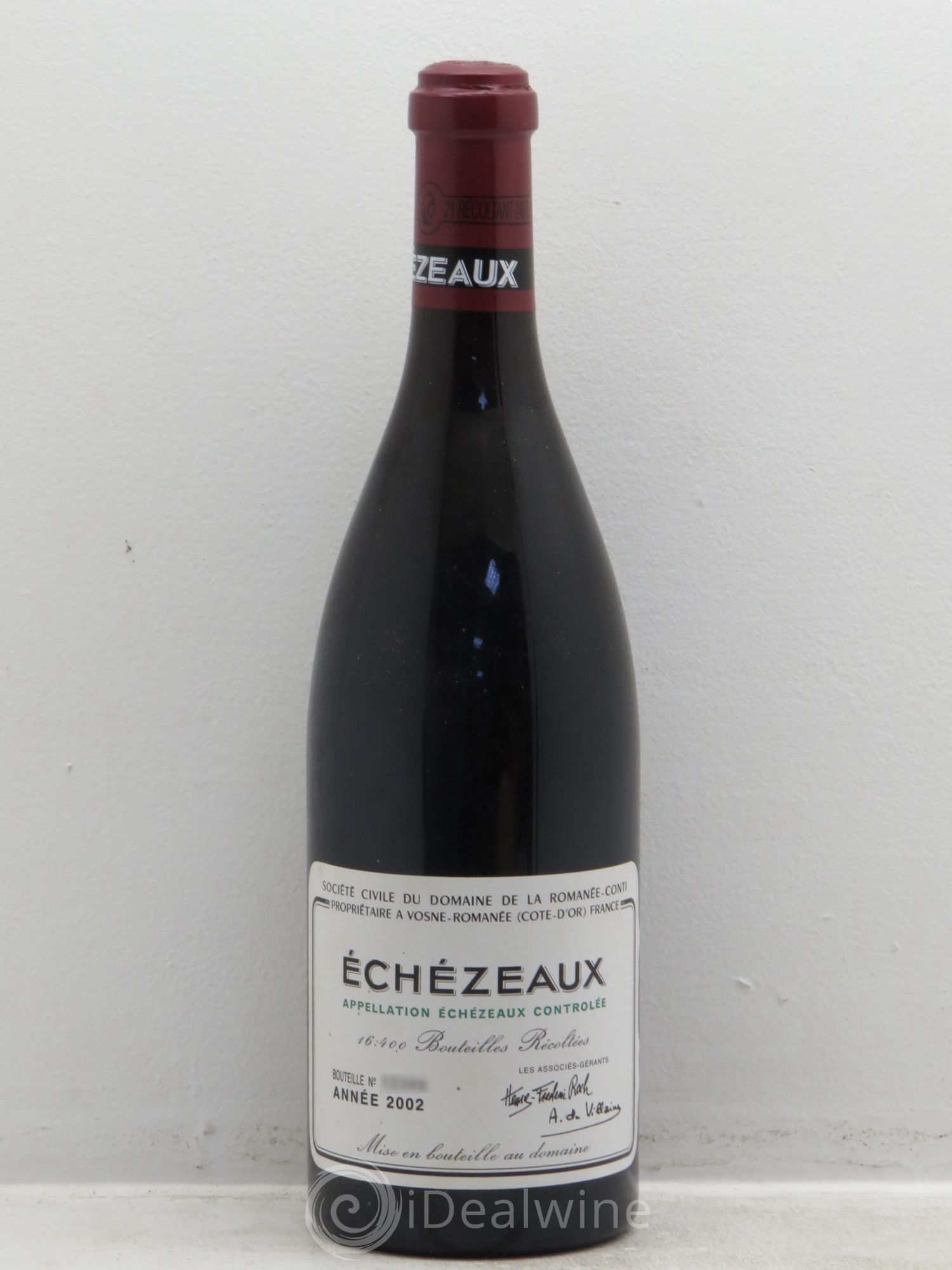 Echezeaux Grand Cru Domaine de la Romanée-Conti 2002 - Lot de 1 bouteille - 0