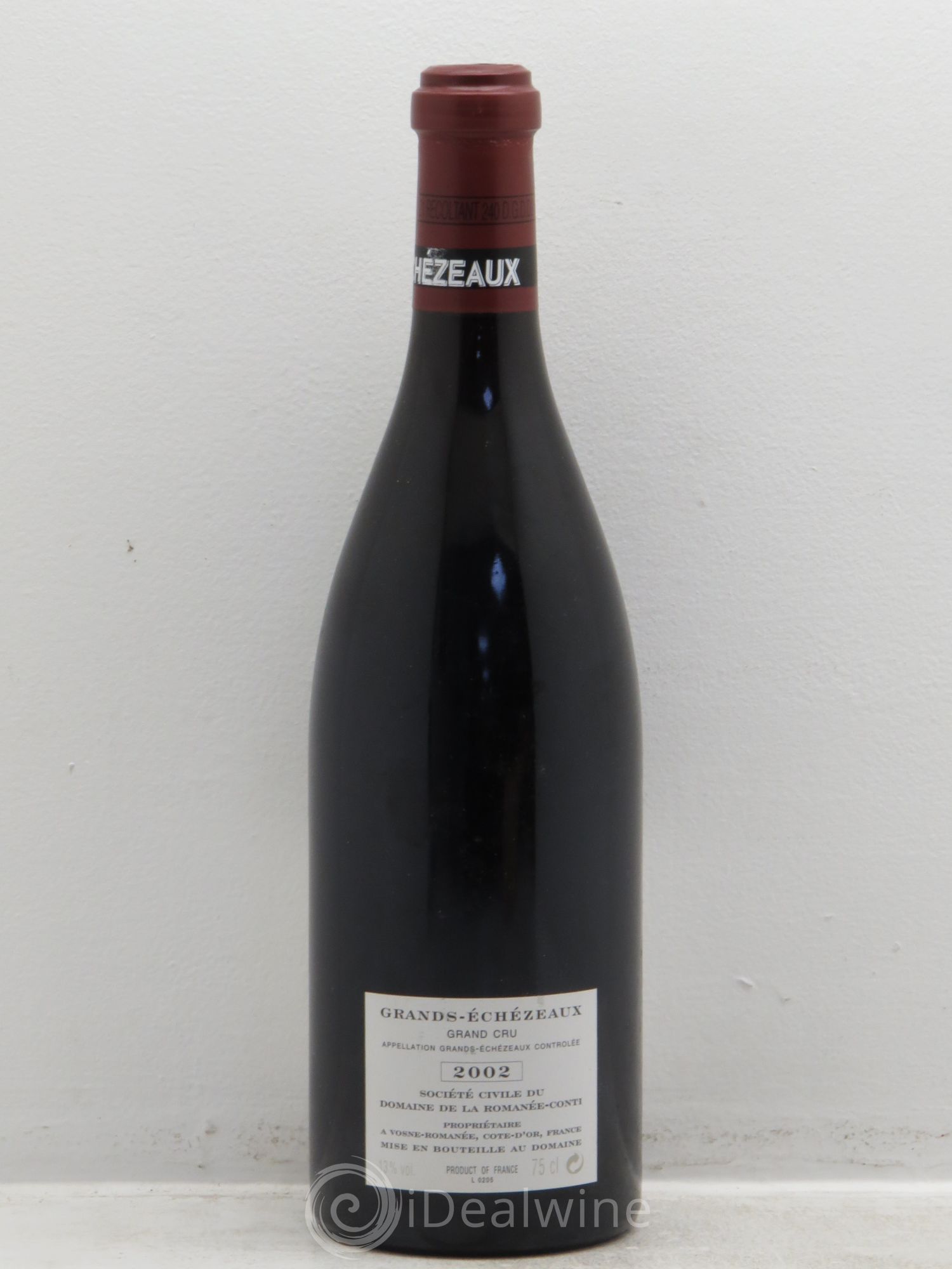 Grands-Echezeaux Grand Cru Domaine de la Romanée-Conti 2002 - Lot de 1 bouteille - 1