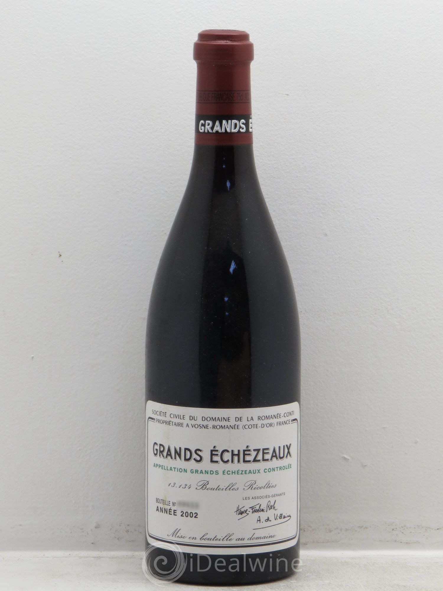 Grands-Echezeaux Grand Cru Domaine de la Romanée-Conti 2002 - Lot de 1 bouteille - 0