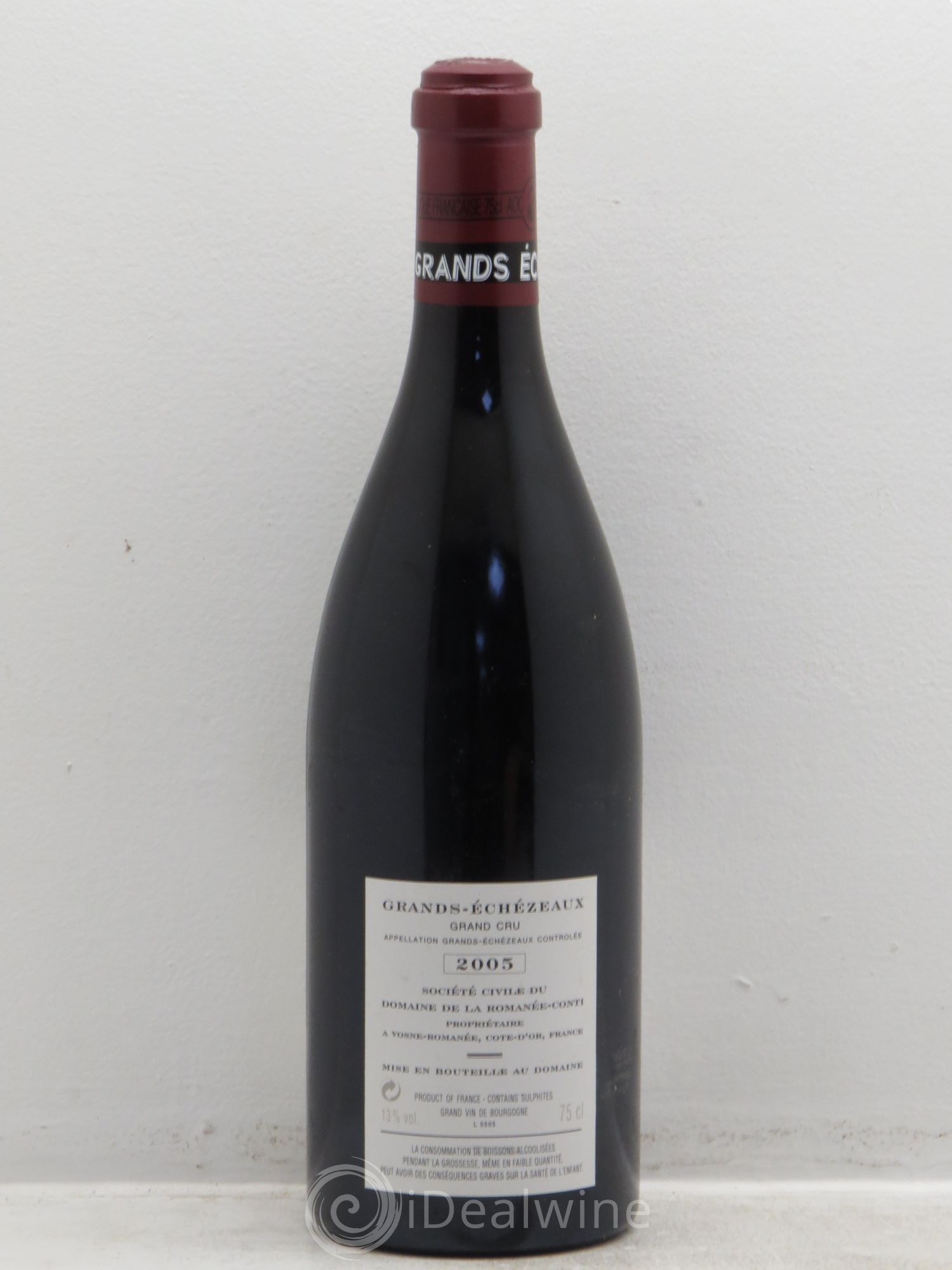 Grands-Echezeaux Grand Cru Domaine de la Romanée-Conti 2005 - Lot de 1 bouteille - 1