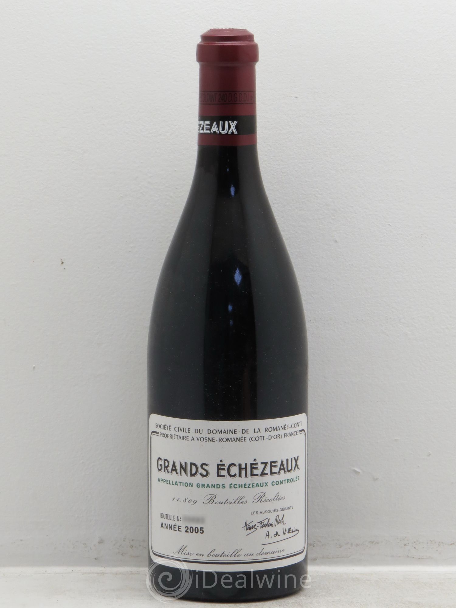 Grands-Echezeaux Grand Cru Domaine de la Romanée-Conti 2005 - Lot de 1 bouteille - 0