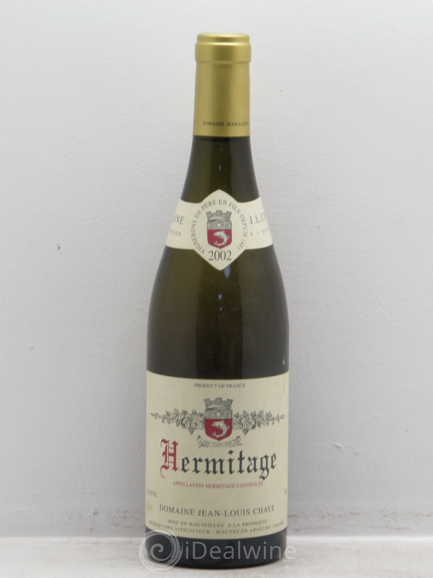 Hermitage Jean-Louis Chave 2002 - Lot de 1 bouteille - 0