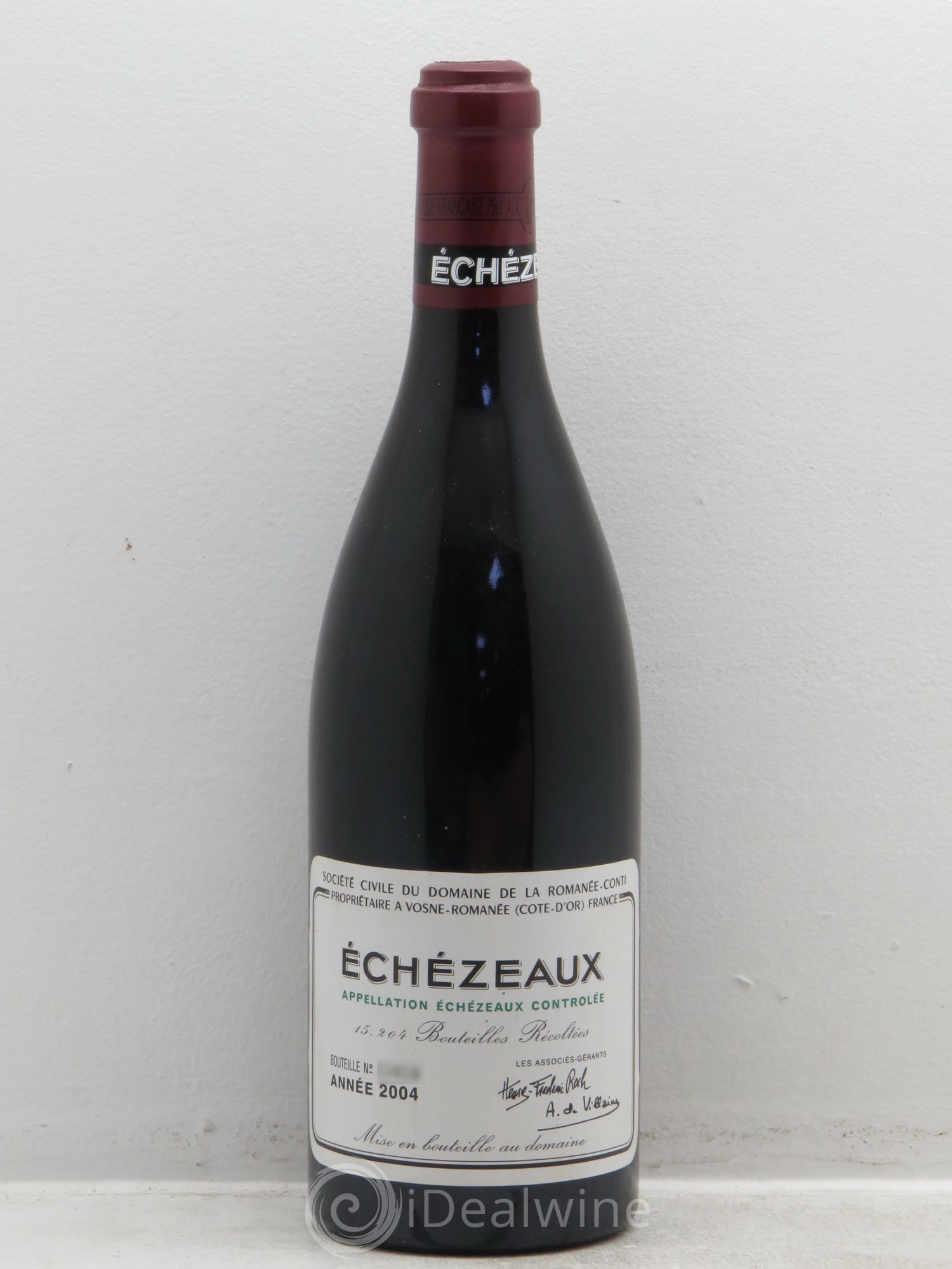 Echezeaux Grand Cru Domaine de la Romanée-Conti 2004 - Lot de 1 bouteille - 0