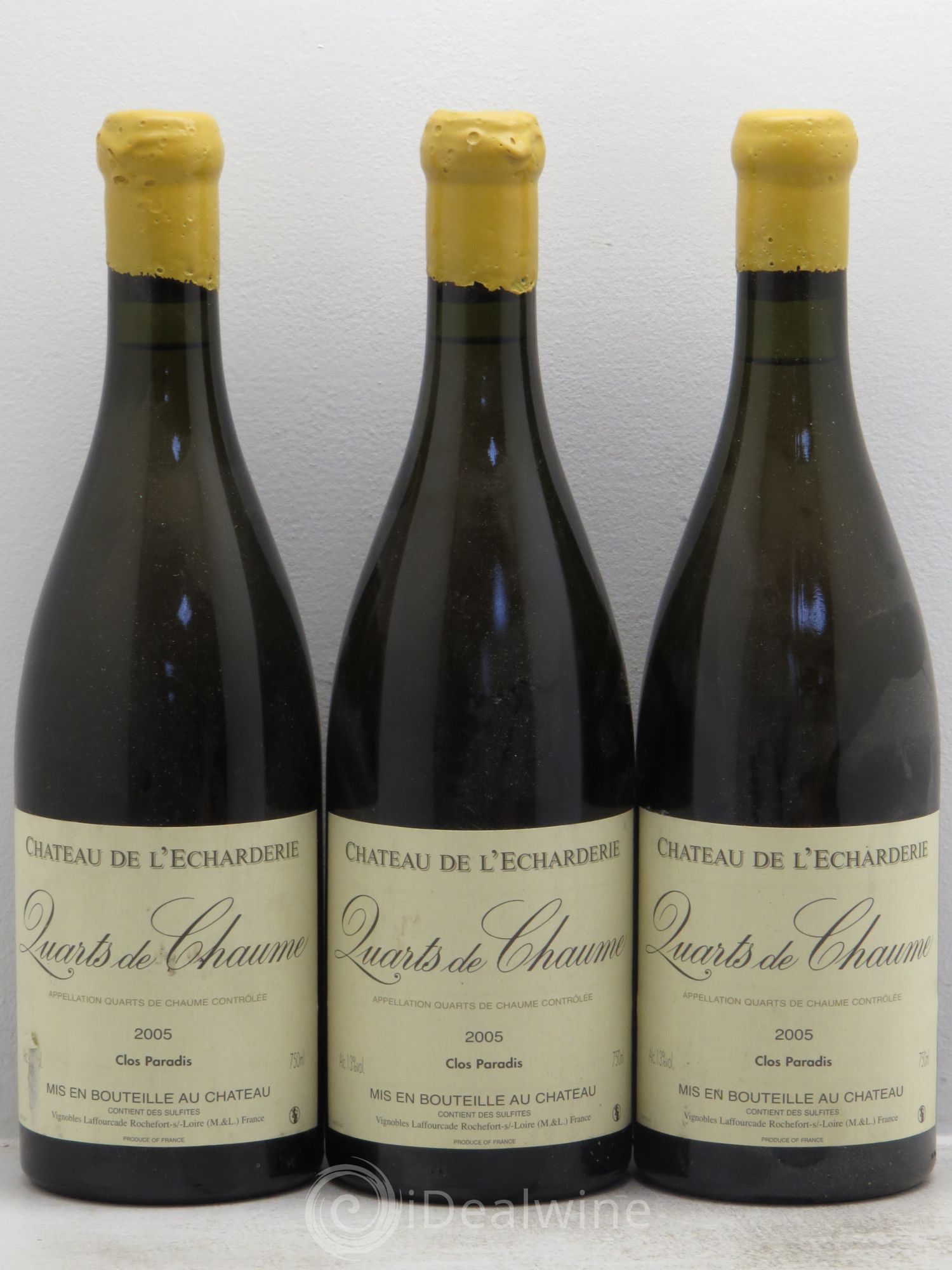 Quarts de Chaume Clos Paradis 2005 - Lotto di 3 bottiglie - 0