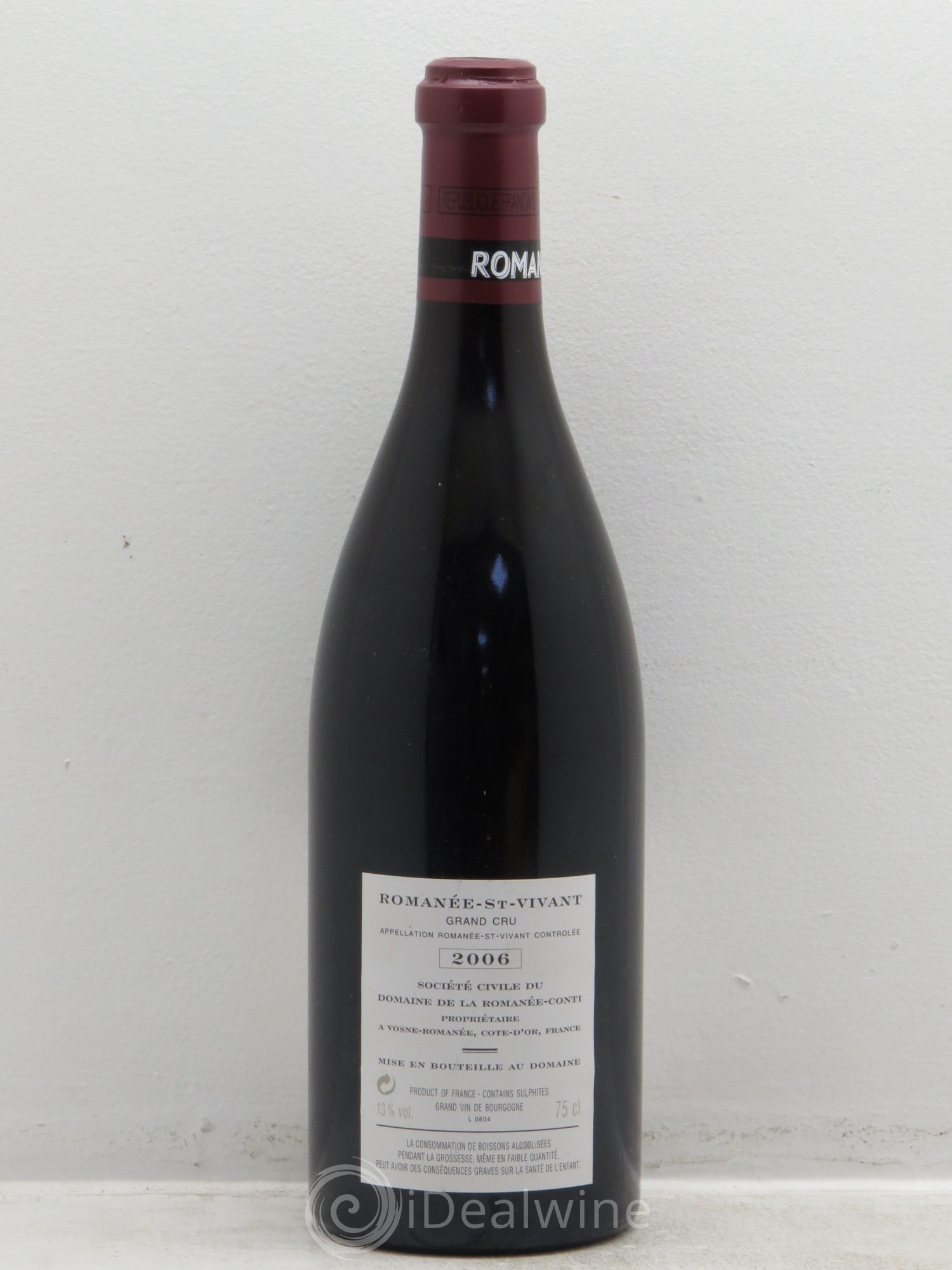 Romanée-Saint-Vivant Grand Cru Domaine de la Romanée-Conti 2006 - Lot de 1 bouteille - 1