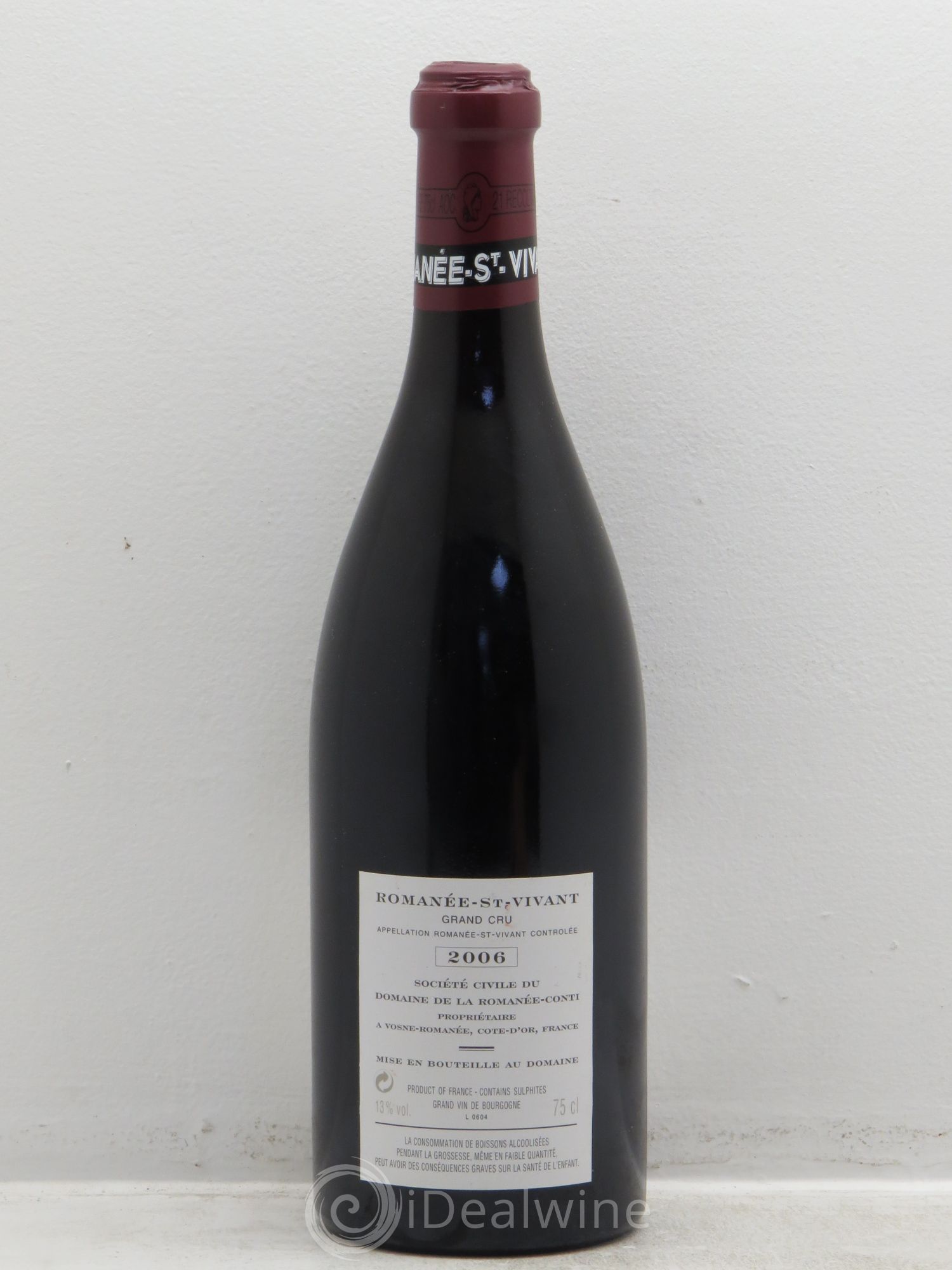 Romanée-Saint-Vivant Grand Cru Domaine de la Romanée-Conti 2006 - Lot de 1 bouteille - 1