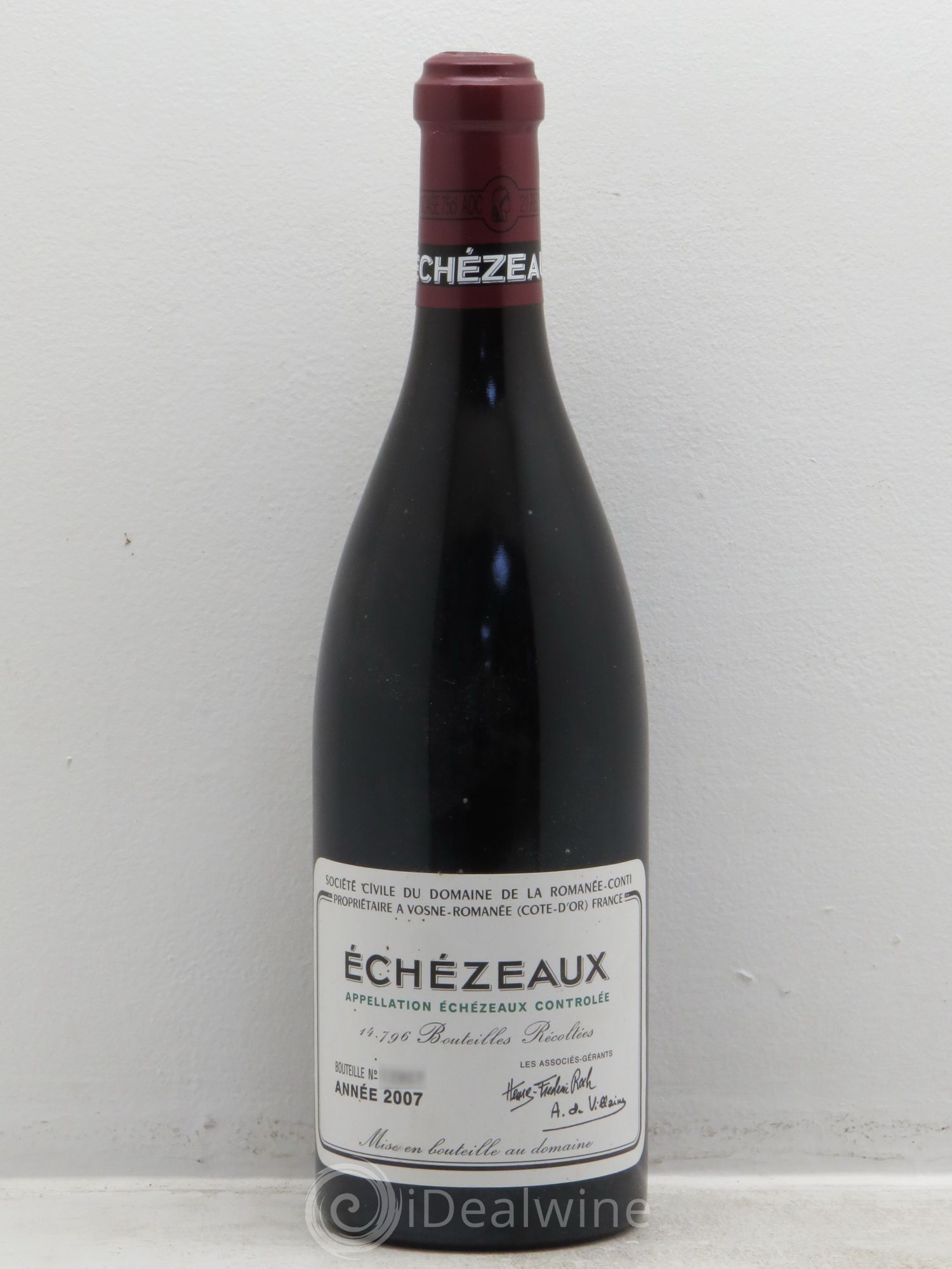 Echezeaux Grand Cru Domaine de la Romanée-Conti 2007 - Lot de 1 bouteille - 0