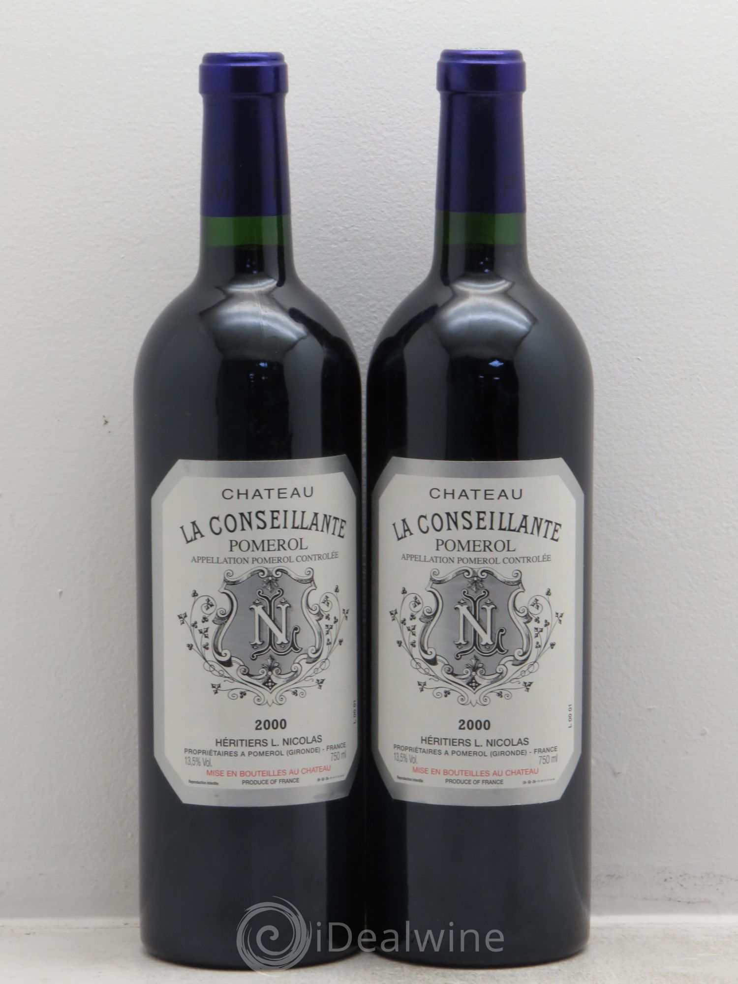Château la Conseillante 2000 - Lot de 2 bouteilles - 0