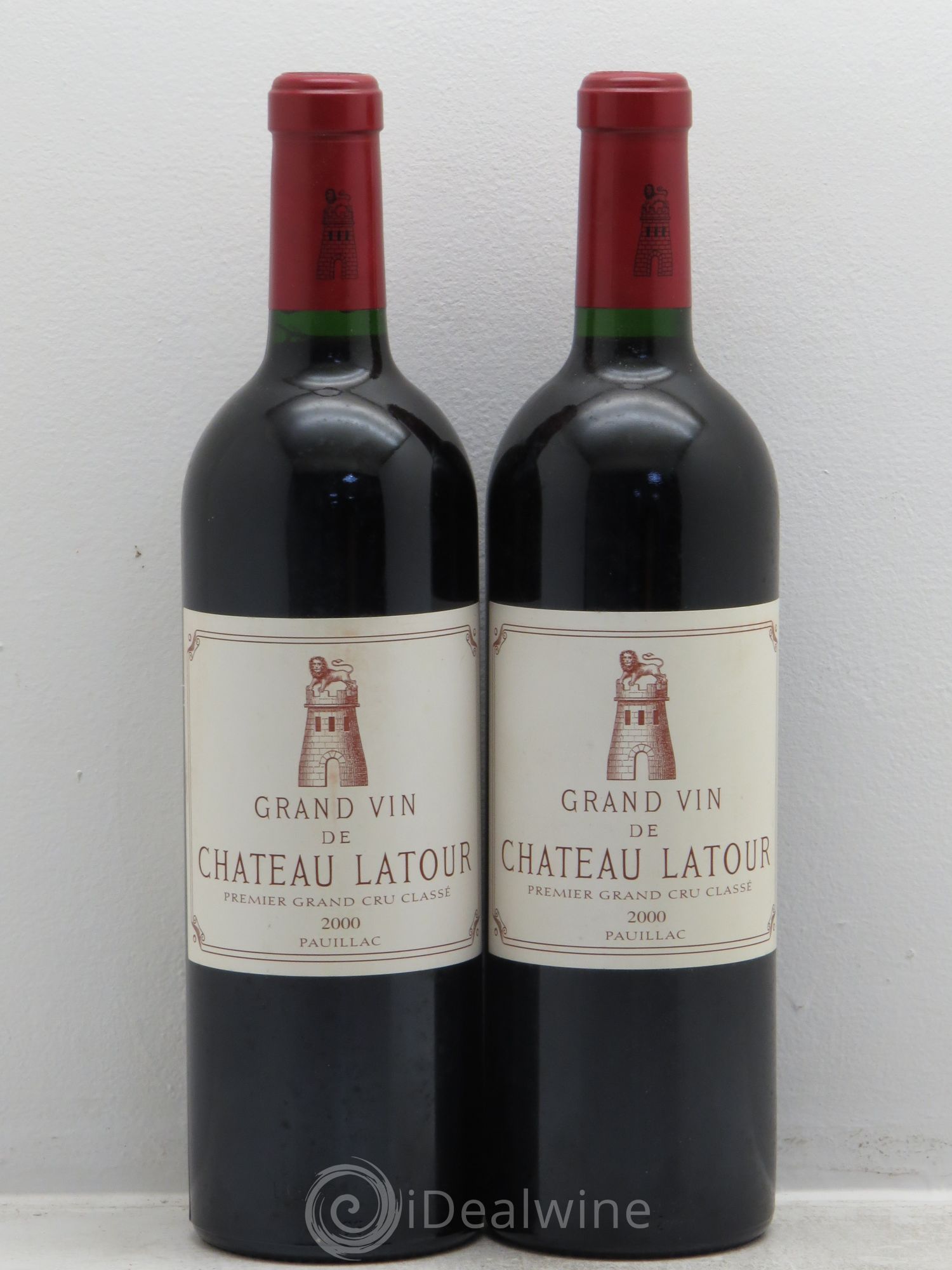 Château Latour 1er Grand Cru Classé 2000 - Lot de 2 bouteilles - 0