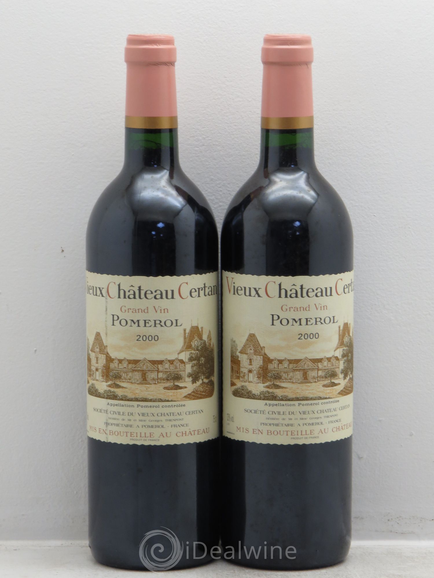 Vieux Château Certan 2000 - Lot de 2 bouteilles - 0