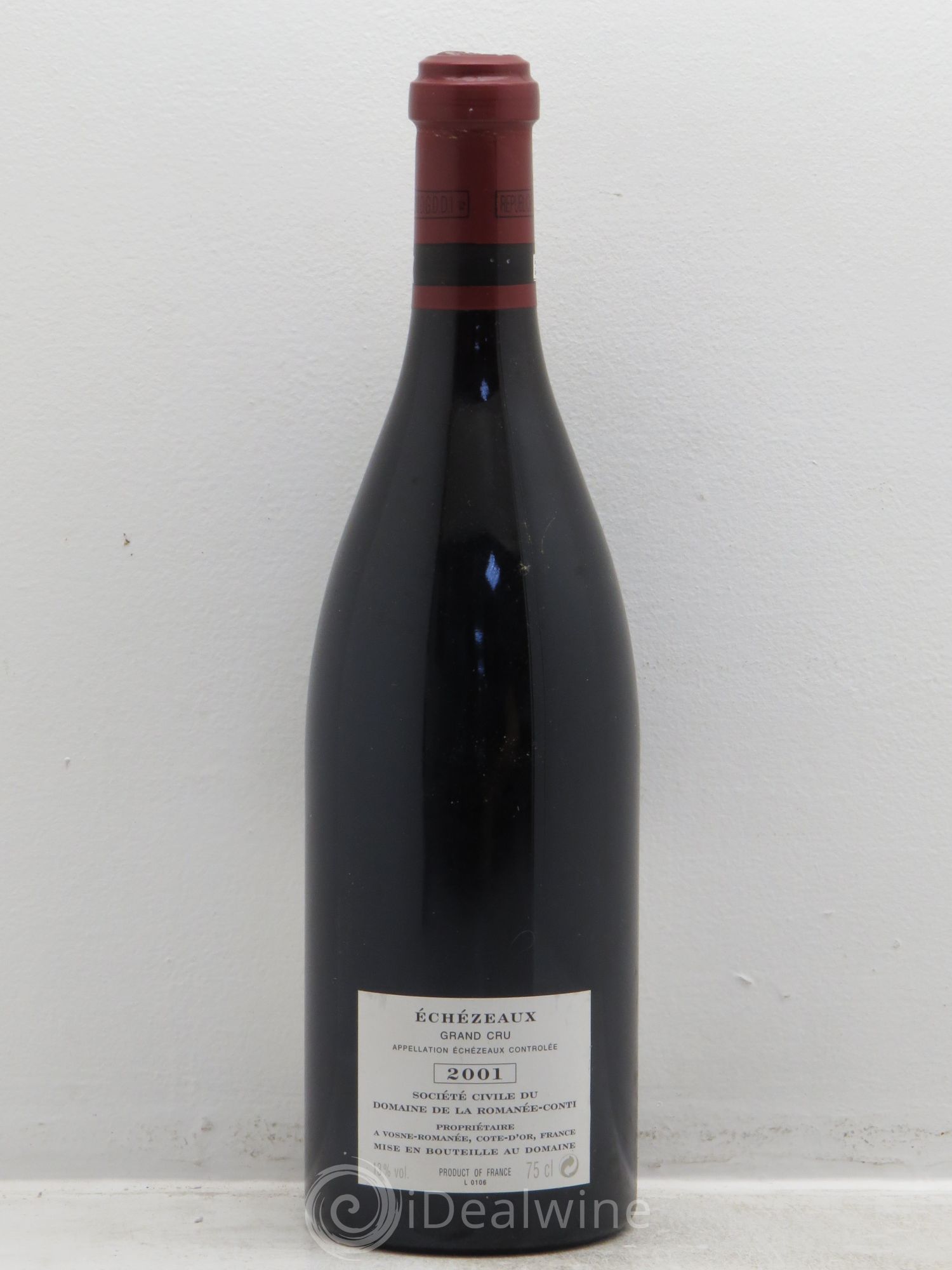 Echezeaux Grand Cru Domaine de la Romanée-Conti 2001 - Lot de 1 bouteille - 1