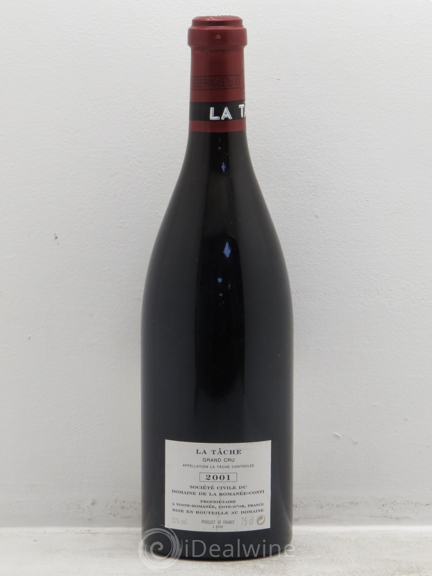 La Tâche Grand Cru Domaine de la Romanée-Conti 2001 - Lot de 1 bouteille - 1