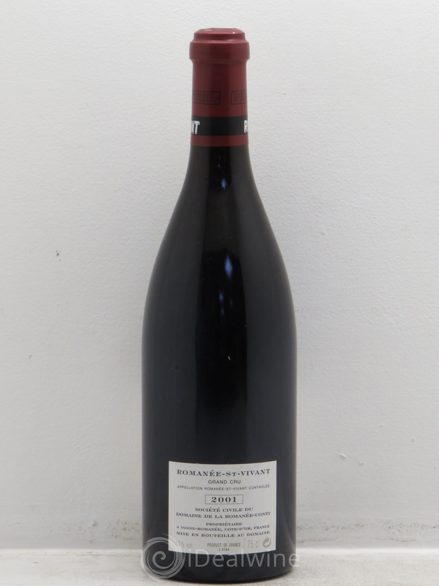 Romanée-Saint-Vivant Grand Cru Domaine de la Romanée-Conti 2001 - Lot de 1 bouteille - 1