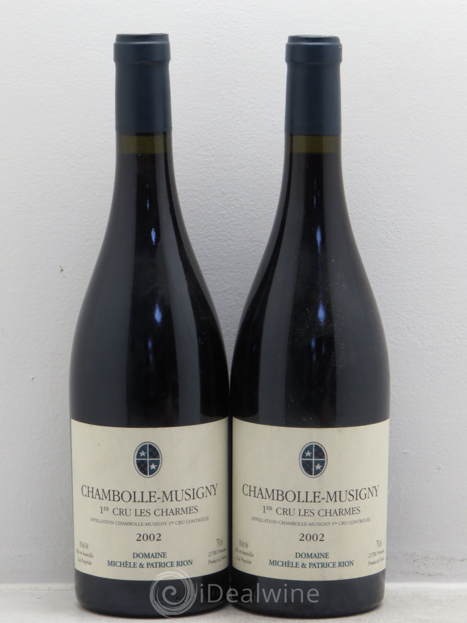 Chambolle-Musigny 1er Cru 2002 - Lot de 2 bouteilles - 0