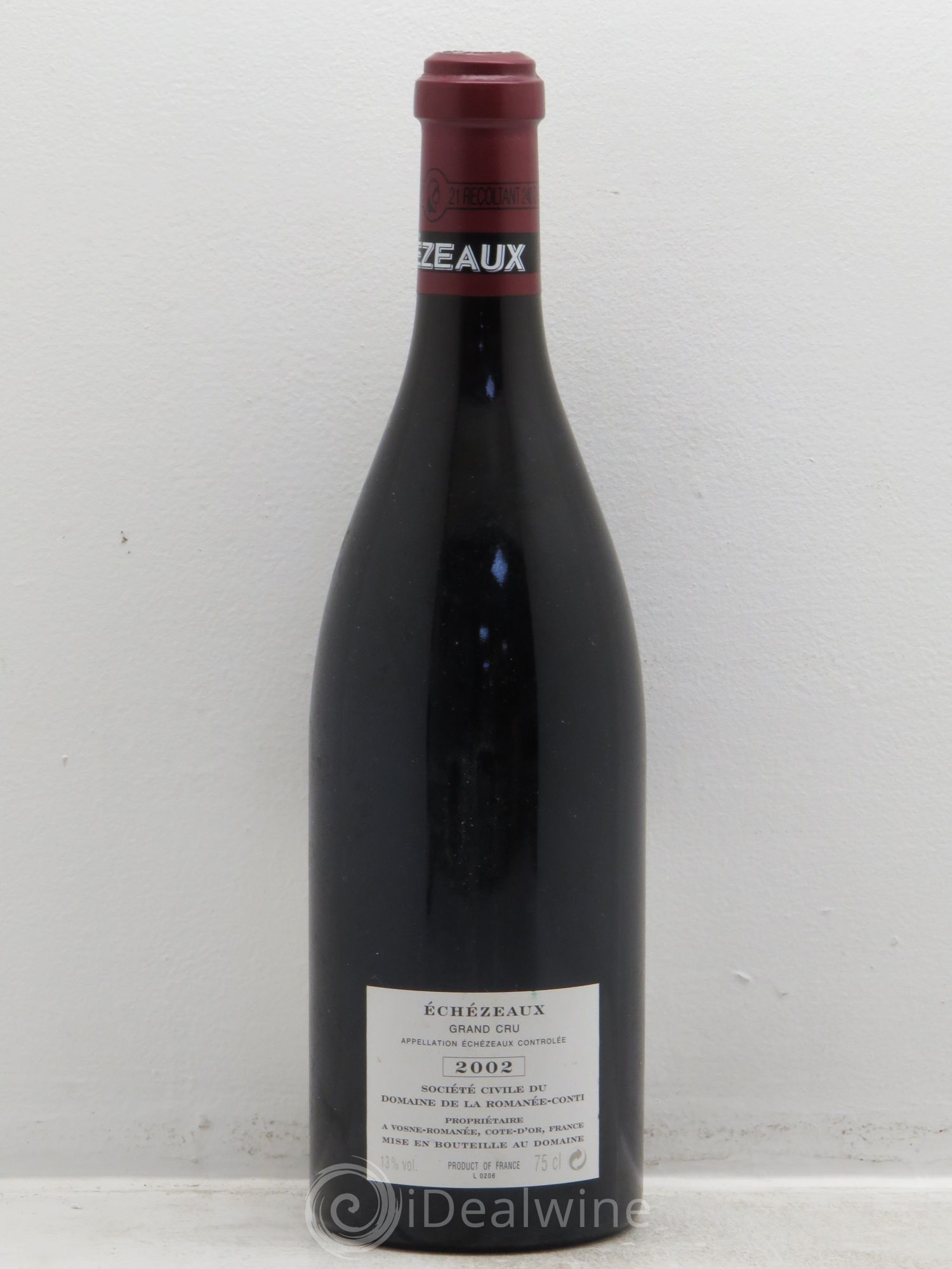 Echezeaux Grand Cru Domaine de la Romanée-Conti 2002 - Lot de 1 bouteille - 1