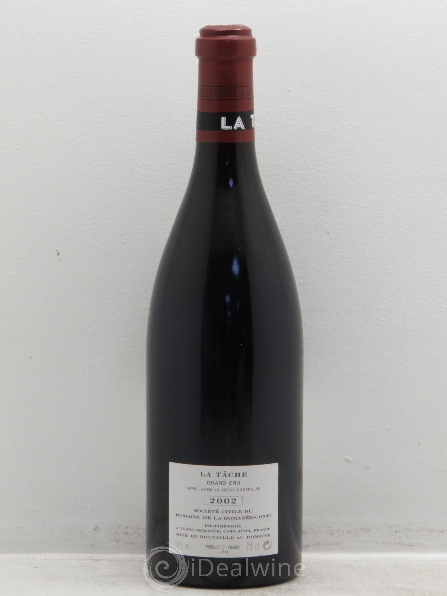 La Tâche Grand Cru Domaine de la Romanée-Conti 2002 - Lot de 1 bouteille - 1