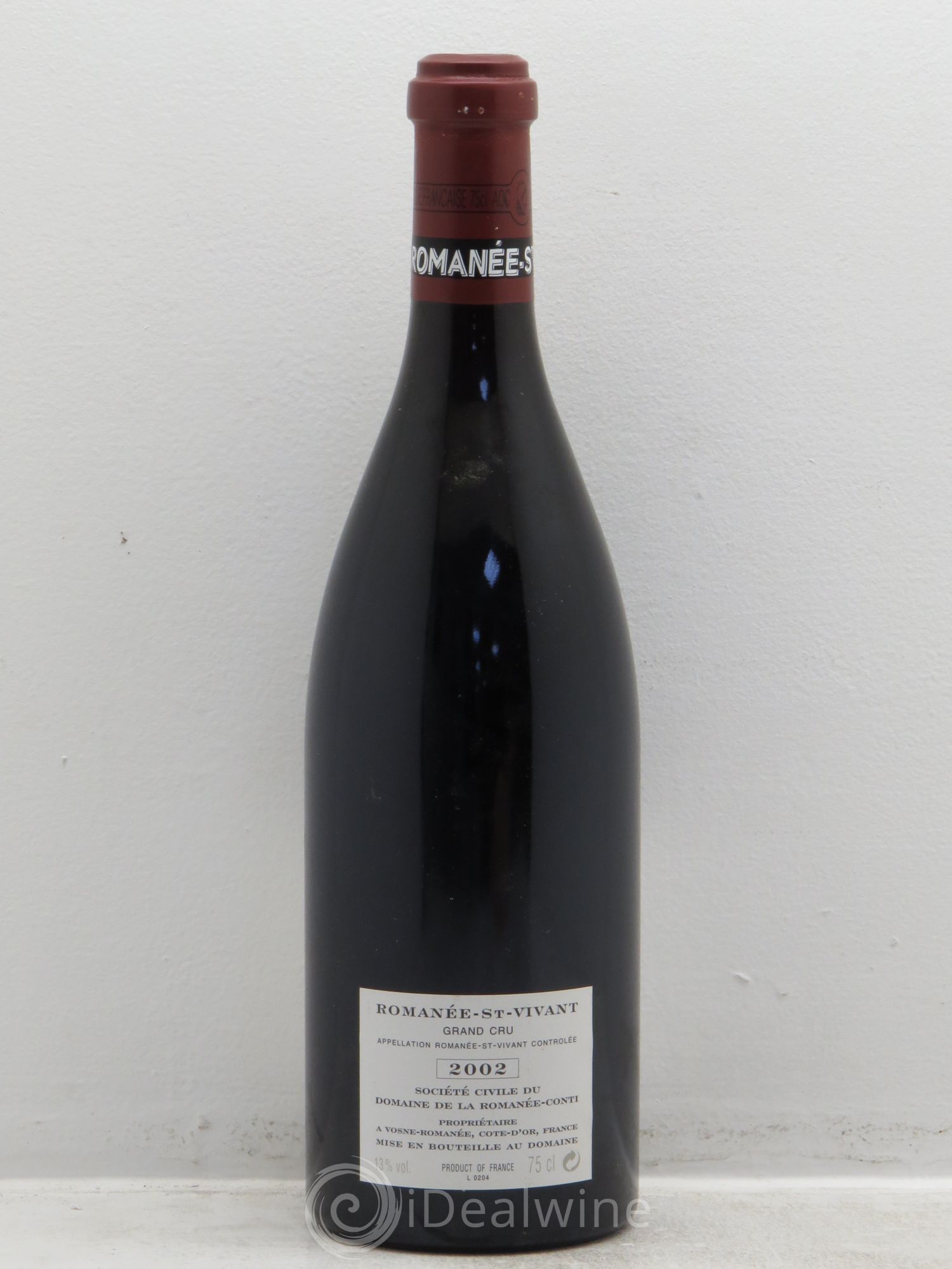 Romanée-Saint-Vivant Grand Cru Domaine de la Romanée-Conti 2002 - Lot de 1 bouteille - 1