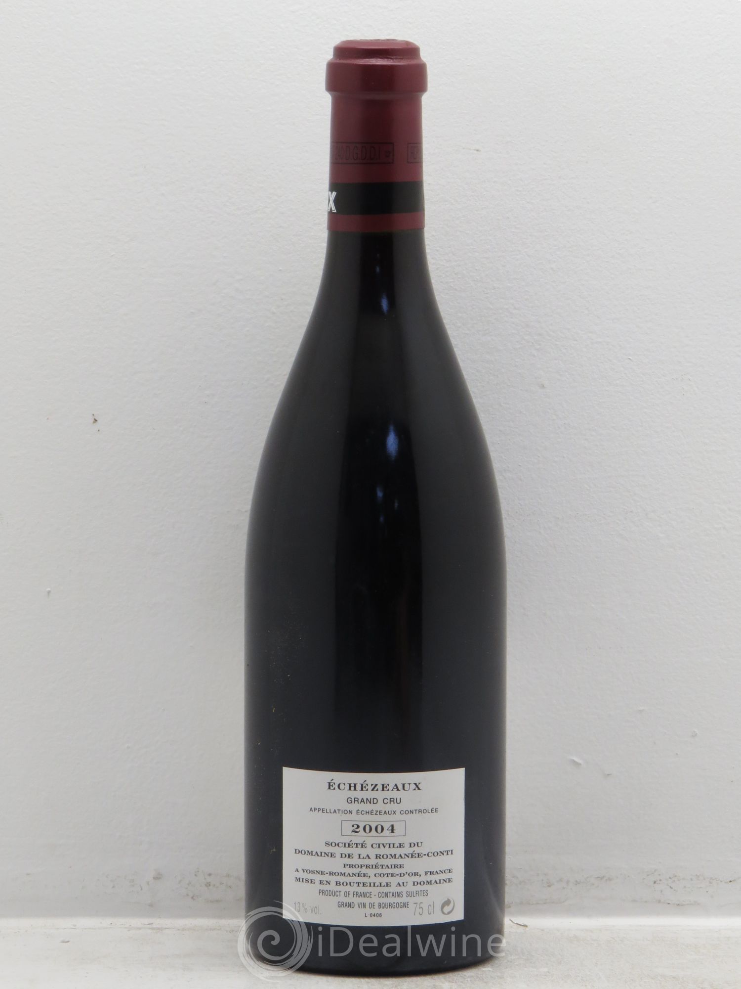 Echezeaux Grand Cru Domaine de la Romanée-Conti 2004 - Lot de 1 bouteille - 1