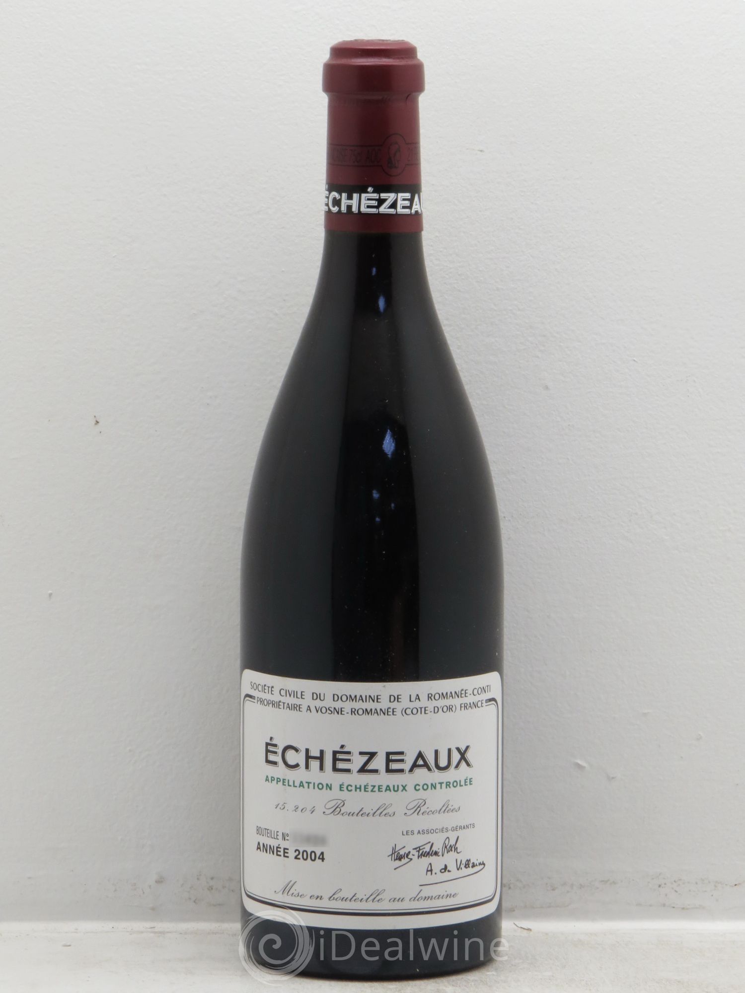 Echezeaux Grand Cru Domaine de la Romanée-Conti 2004 - Lot de 1 bouteille - 0