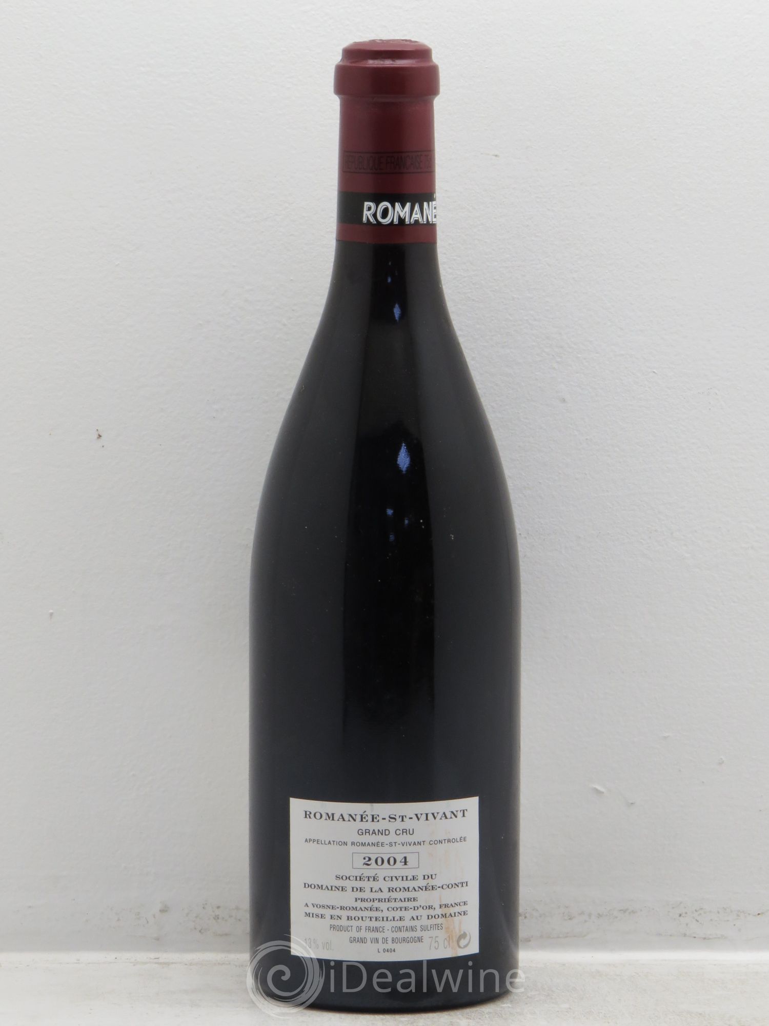 Romanée-Saint-Vivant Grand Cru Domaine de la Romanée-Conti 2004 - Lot de 1 bouteille - 1