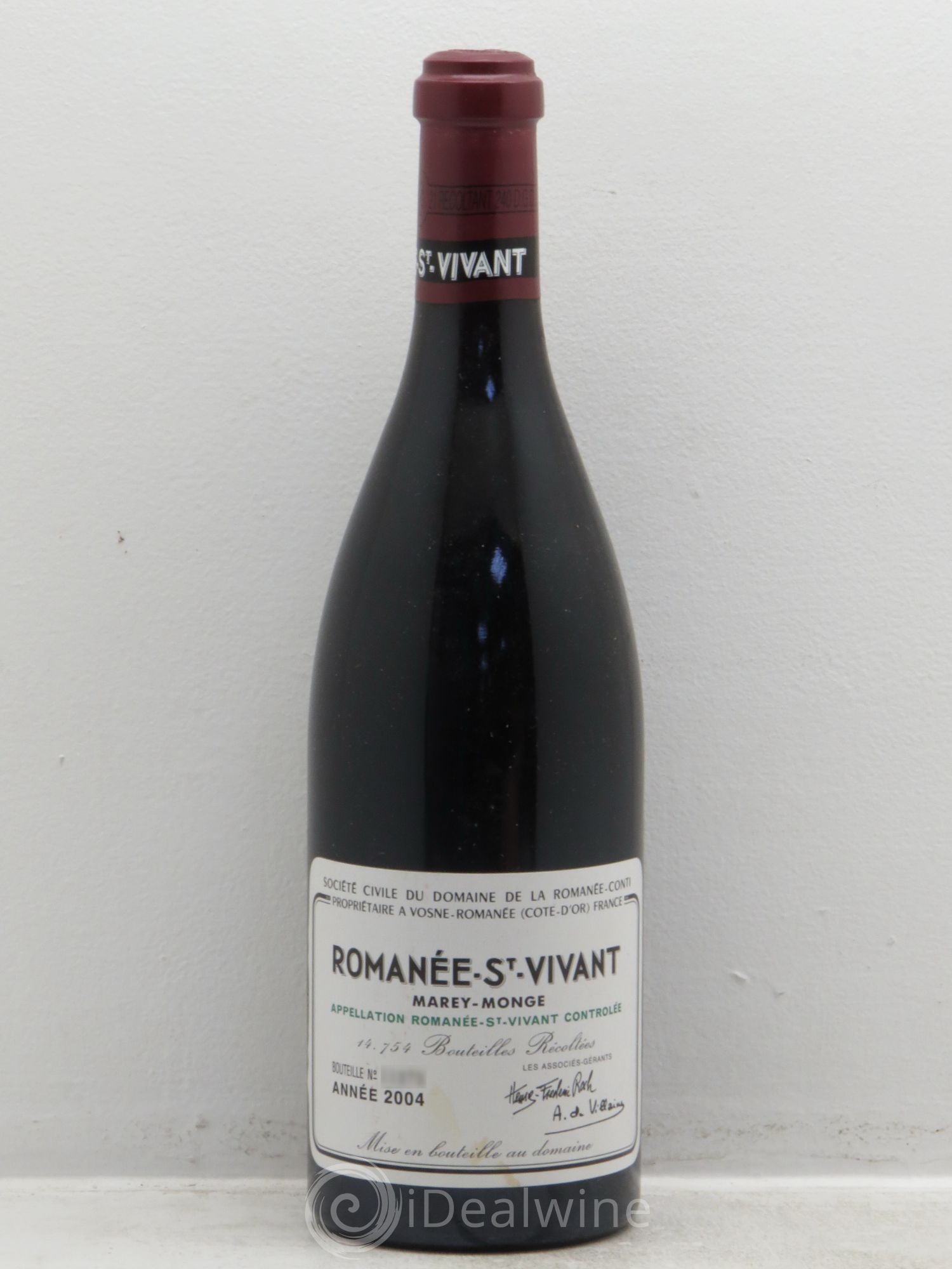 Romanée-Saint-Vivant Grand Cru Domaine de la Romanée-Conti 2004 - Lot de 1 bouteille - 0