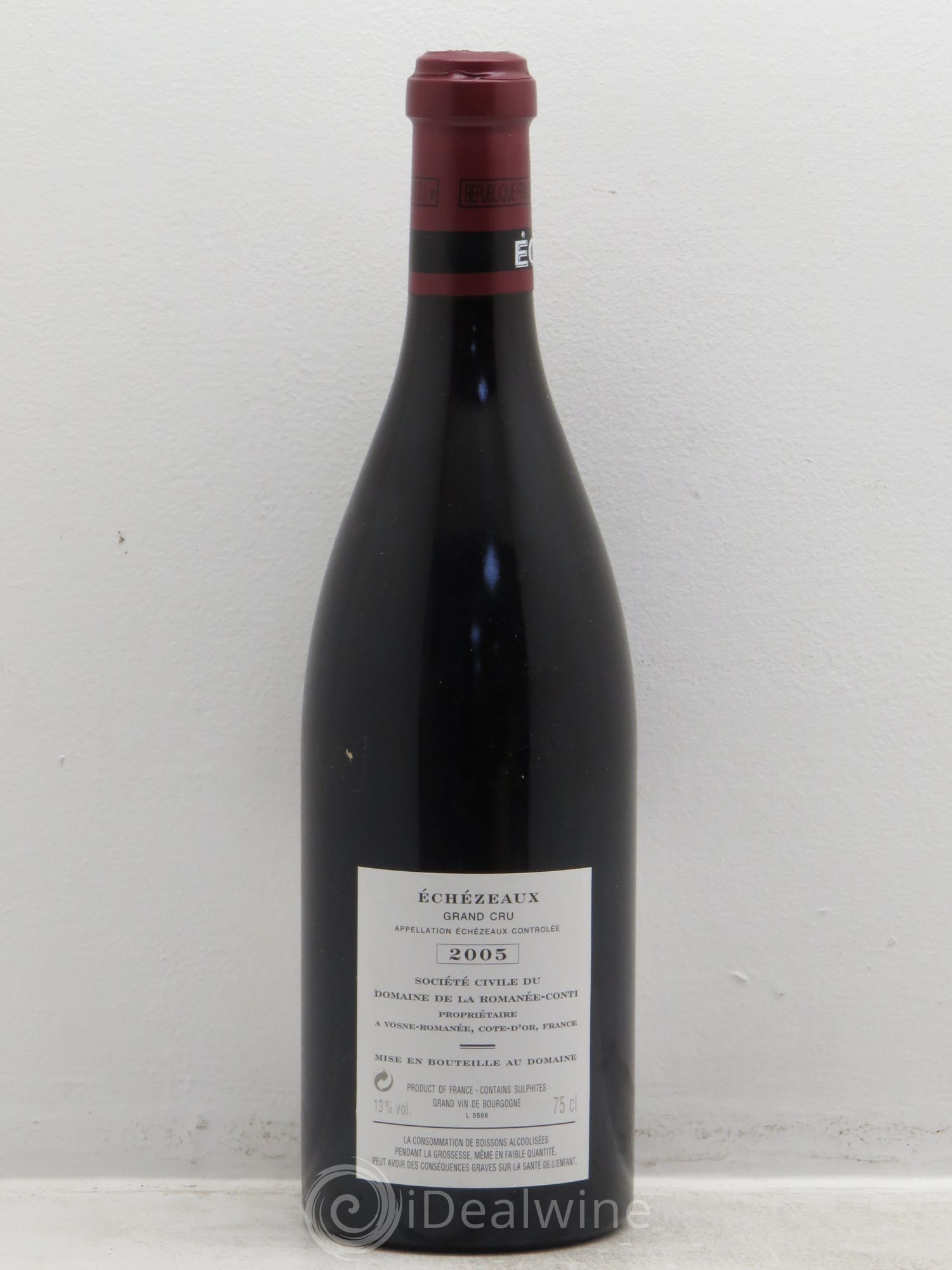 Echezeaux Grand Cru Domaine de la Romanée-Conti 2005 - Lot de 1 bouteille - 1