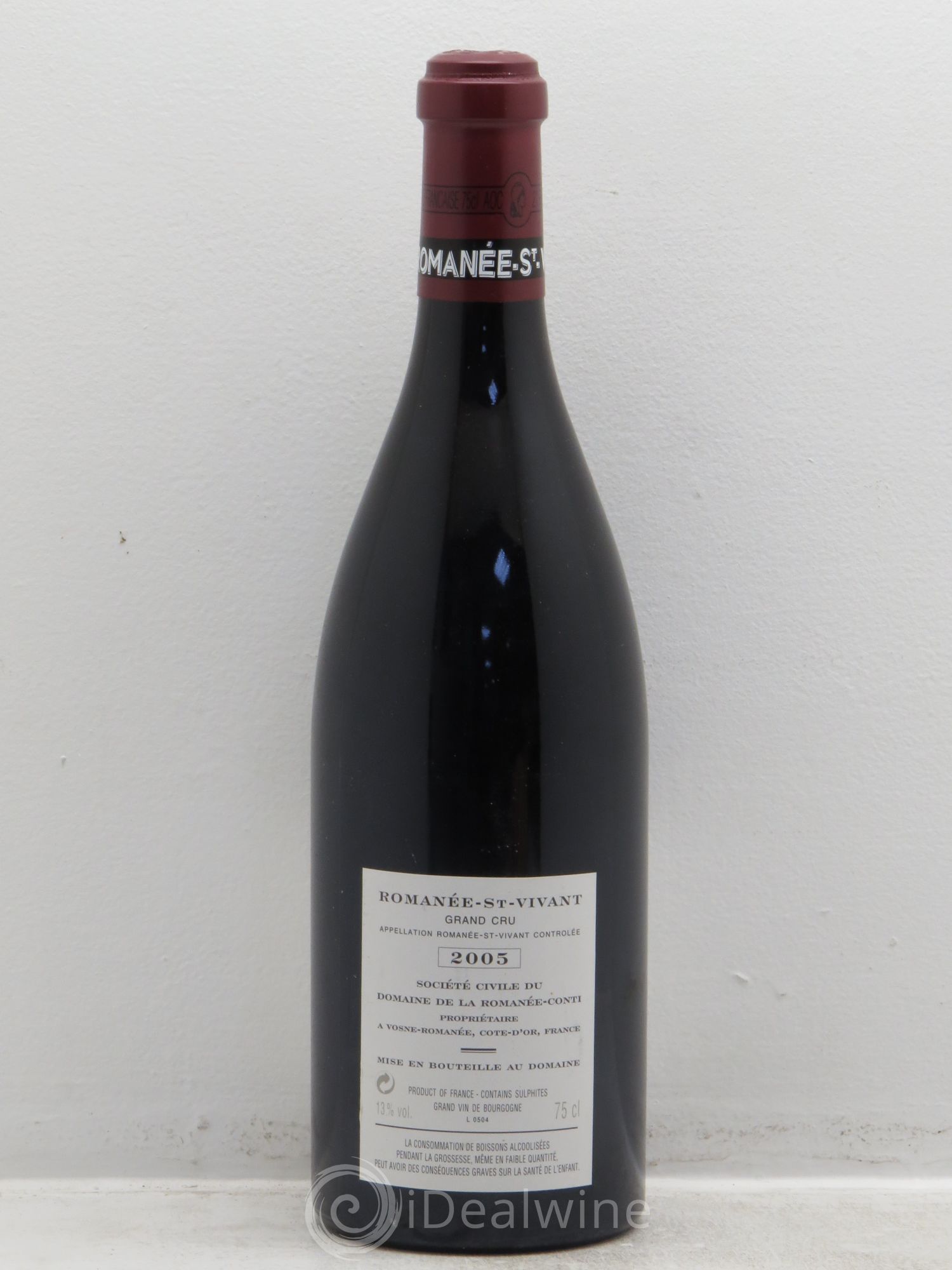 Romanée-Saint-Vivant Grand Cru Domaine de la Romanée-Conti 2005 - Lot de 1 bouteille - 1