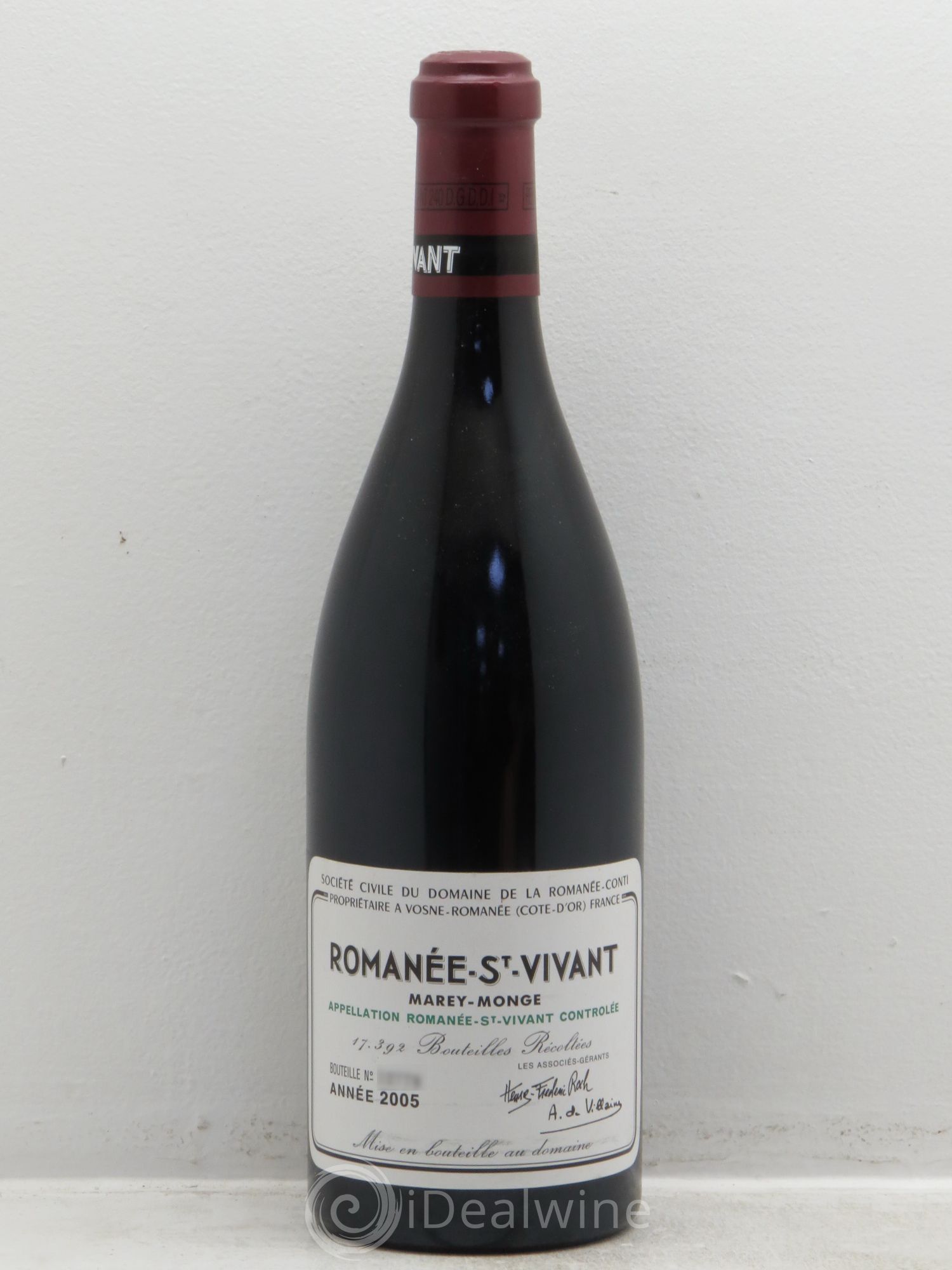 Romanée-Saint-Vivant Grand Cru Domaine de la Romanée-Conti 2005 - Lot de 1 bouteille - 0