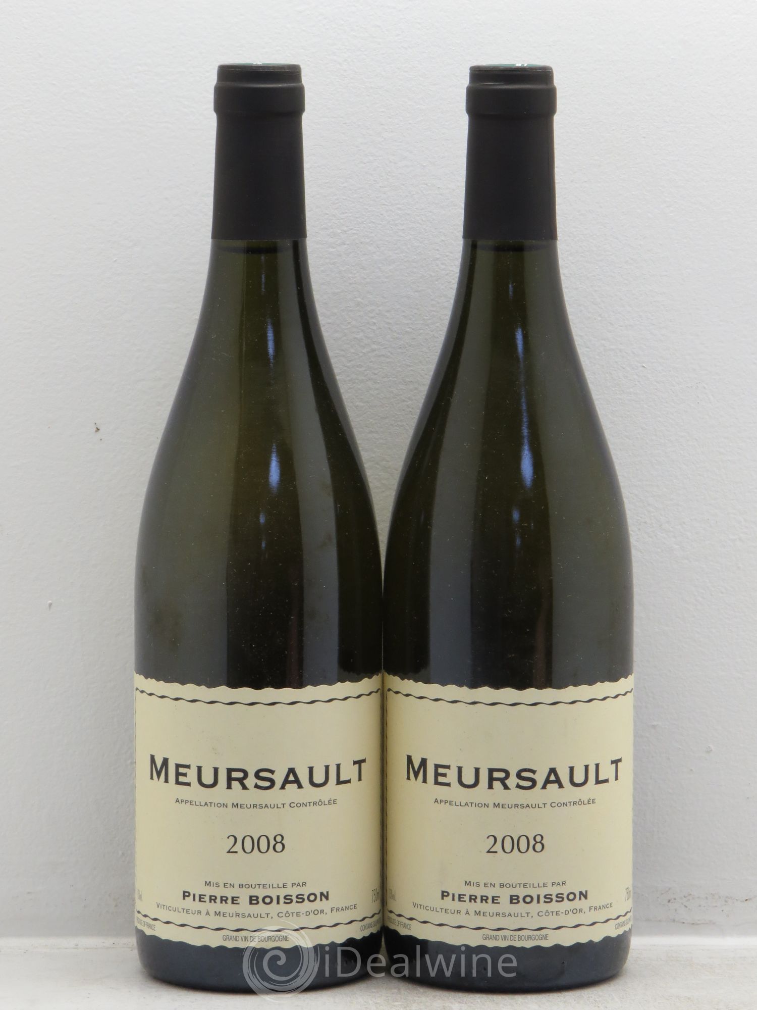 Meursault Pierre Boisson (Domaine) 2008 - Lot de 2 bouteilles - 0