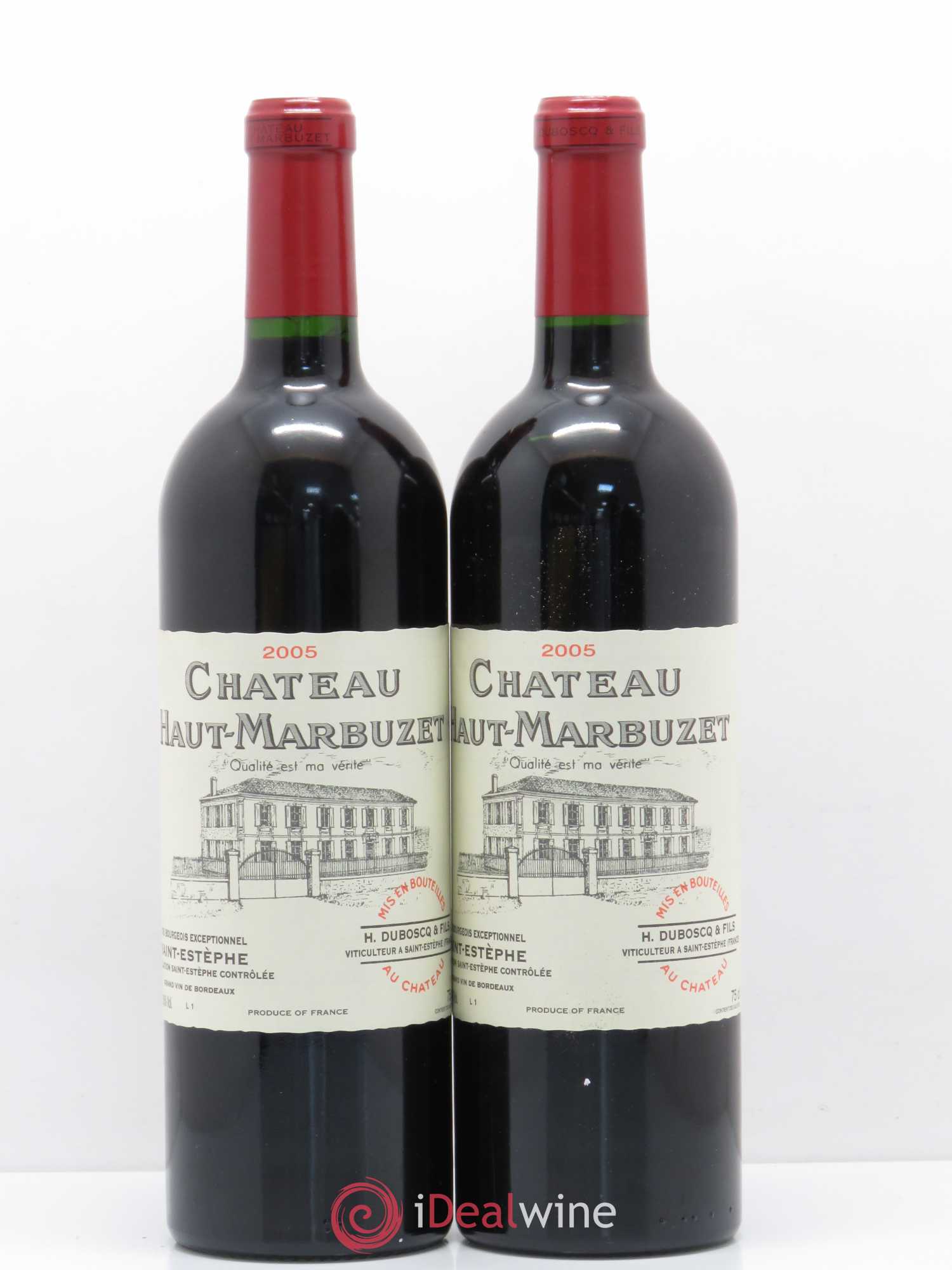 Château Haut Marbuzet 2005 - Lot de 2 bouteilles - 0