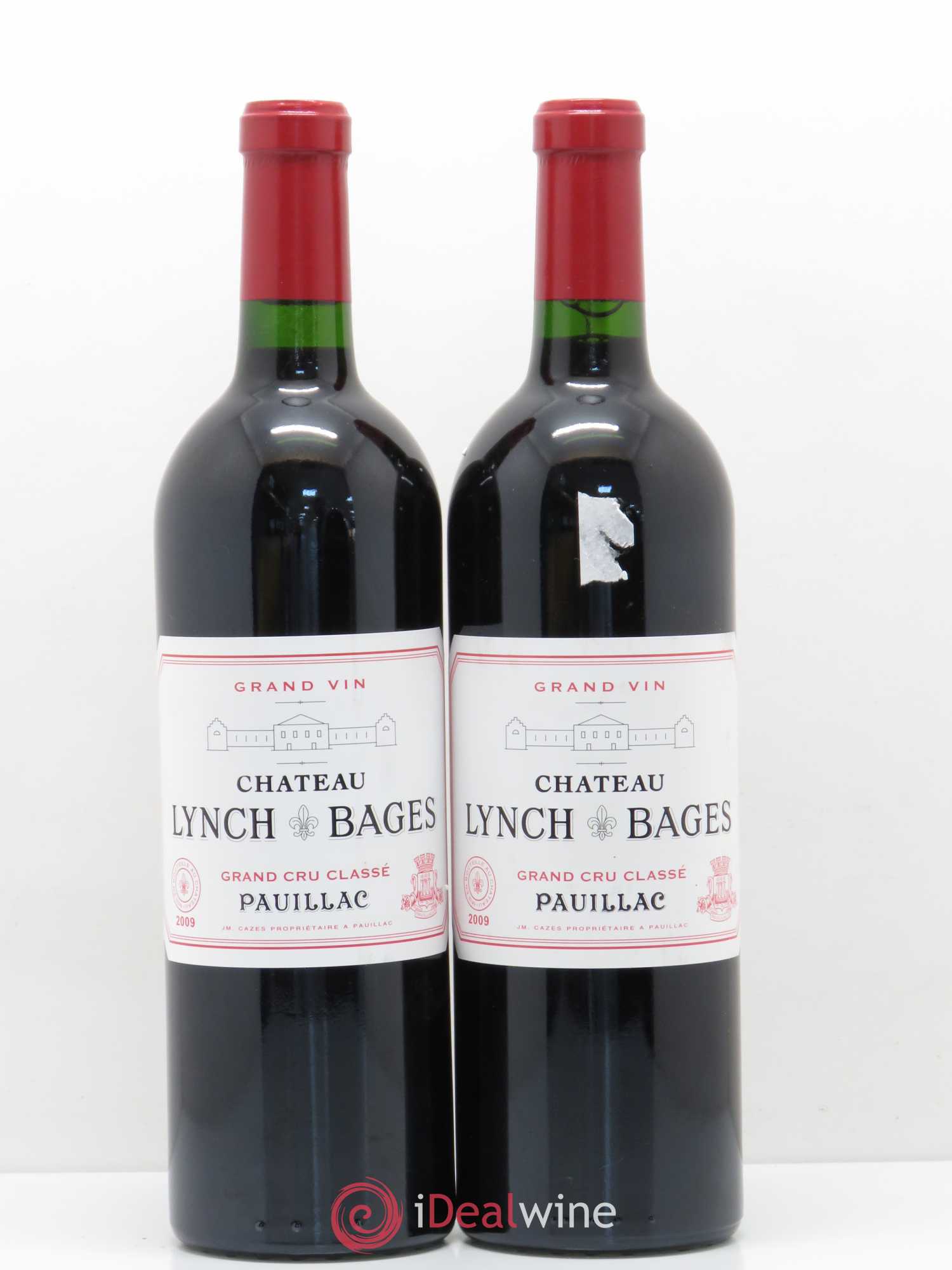 Château Lynch Bages 5ème Grand Cru Classé 2009 - Lot de 2 bouteilles - 0