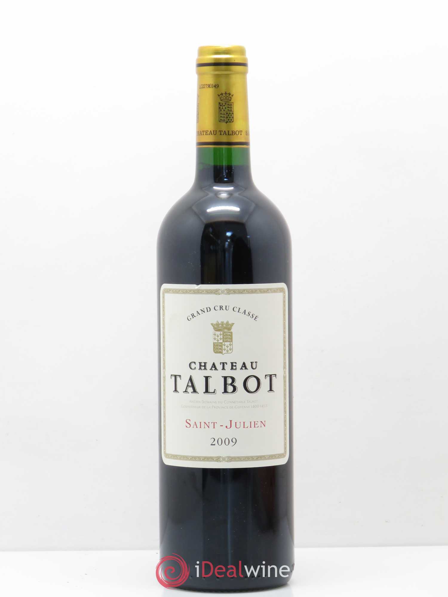 Château Talbot 4ème Grand Cru Classé 2009 - Lot de 1 bouteille - 0