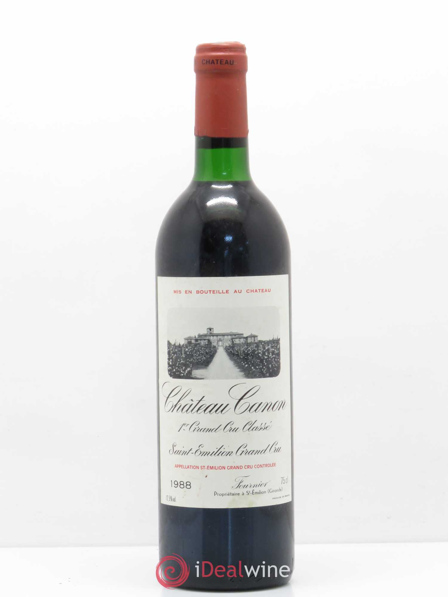 Château Canon 1er Grand Cru Classé B 1988 - Lot de 1 bouteille - 0