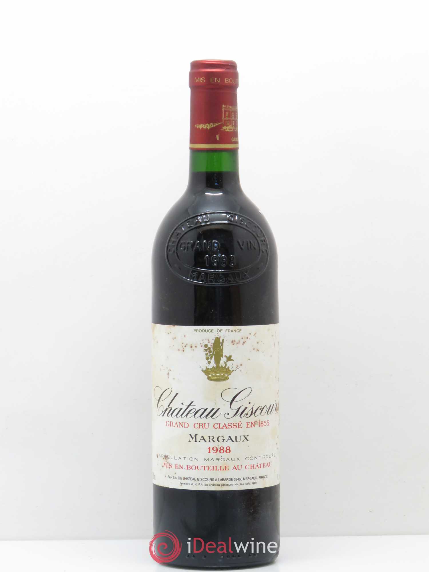 Château Giscours 3ème Grand Cru Classé 1988 - Lot de 1 bouteille - 0