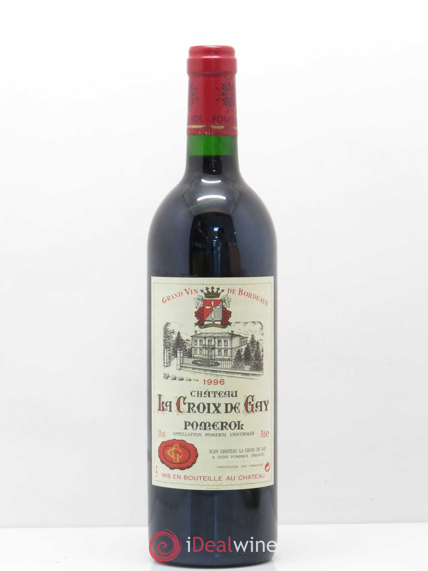 Château la Croix de Gay 1996 - Lot de 1 bouteille - 0