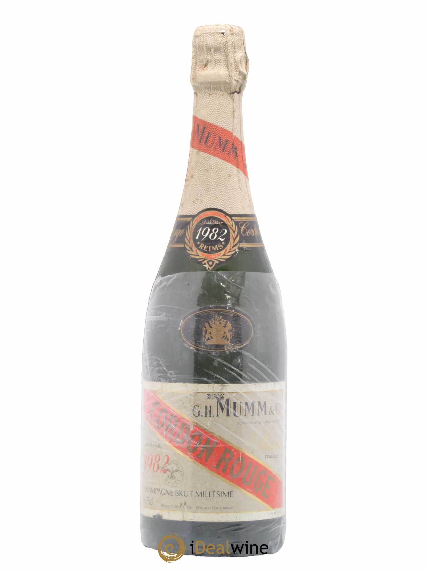 Cordon Rouge Mumm (sans prix de réserve) 1982 - Lot de 1 bouteille - 0