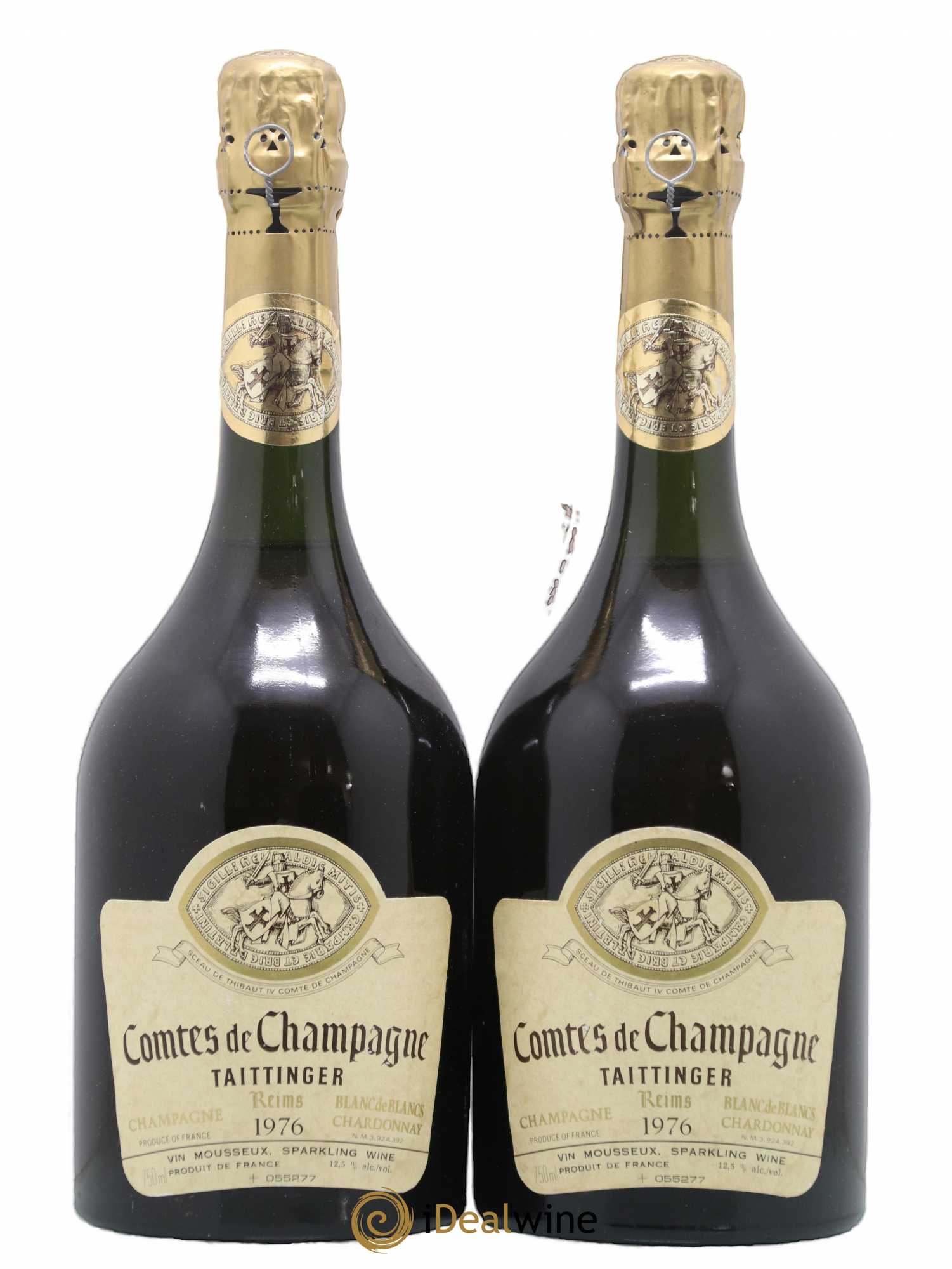 Comtes de Champagne Taittinger 1976 - Lot de 2 bouteilles - 0