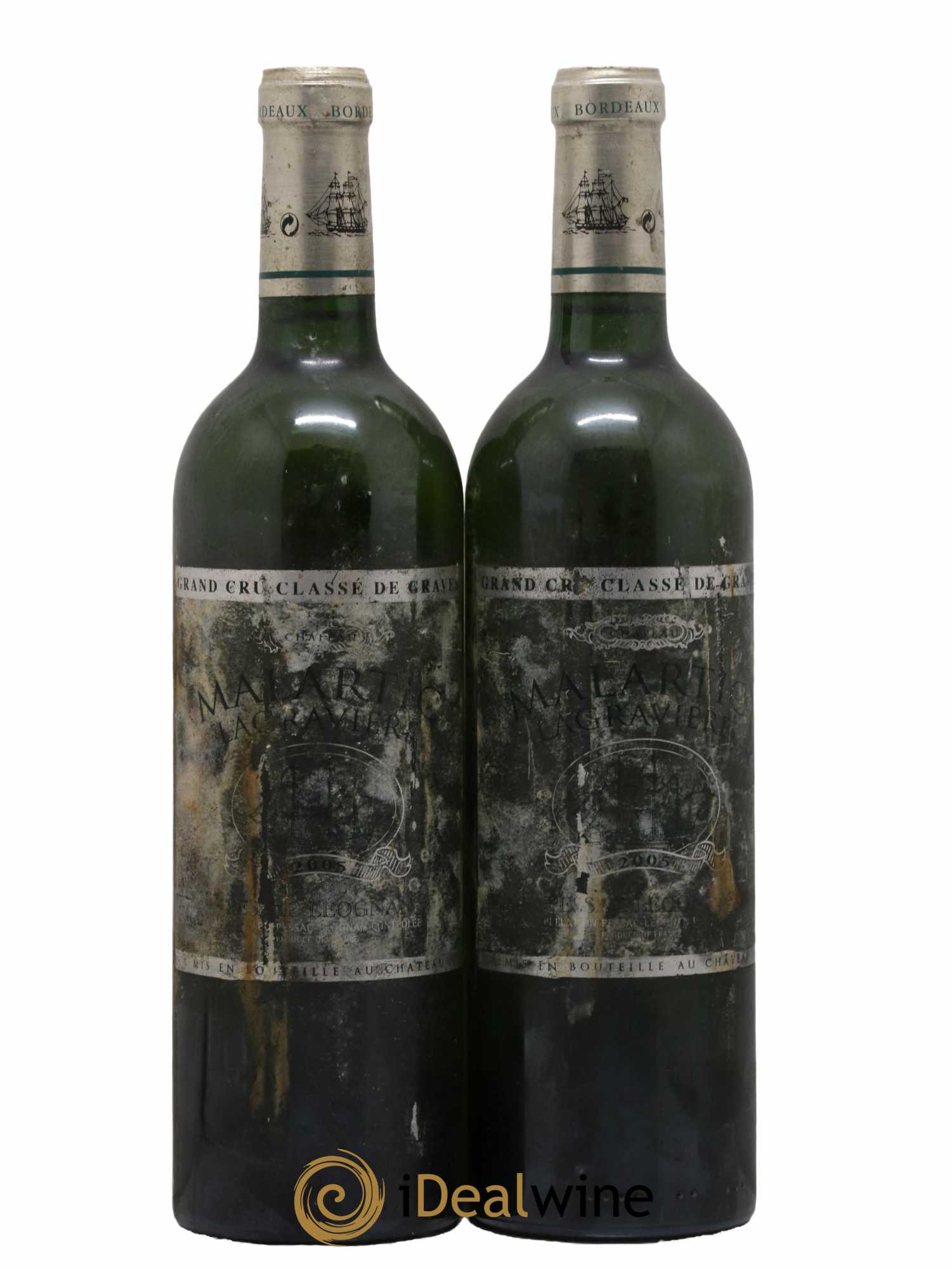 Château Malartic-Lagravière Cru Classé de Graves 2005 - Lot de 2 bouteilles - 0