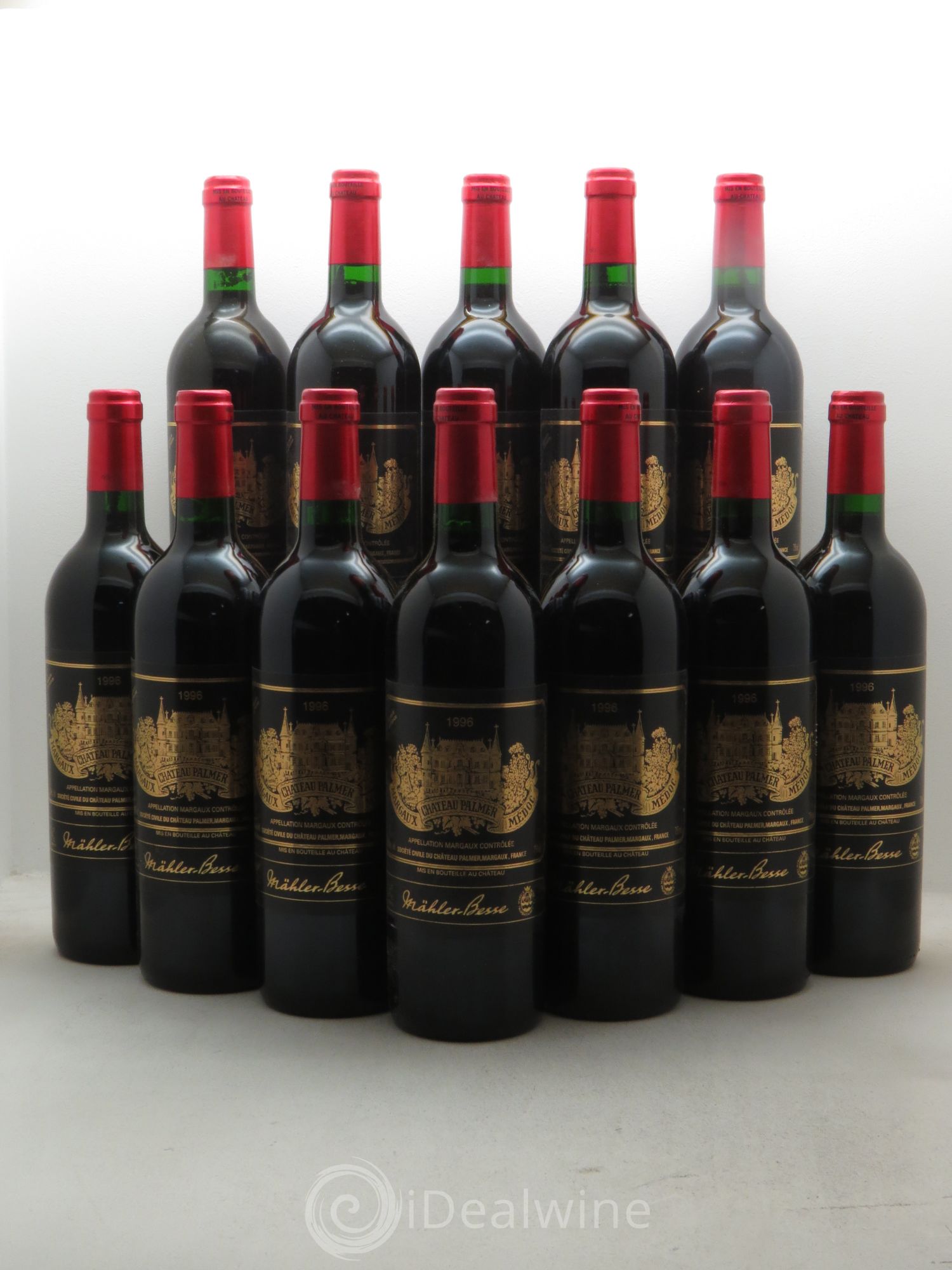 Château Palmer 3ème Grand Cru Classé 1996 - Lot de 12 bouteilles - 0
