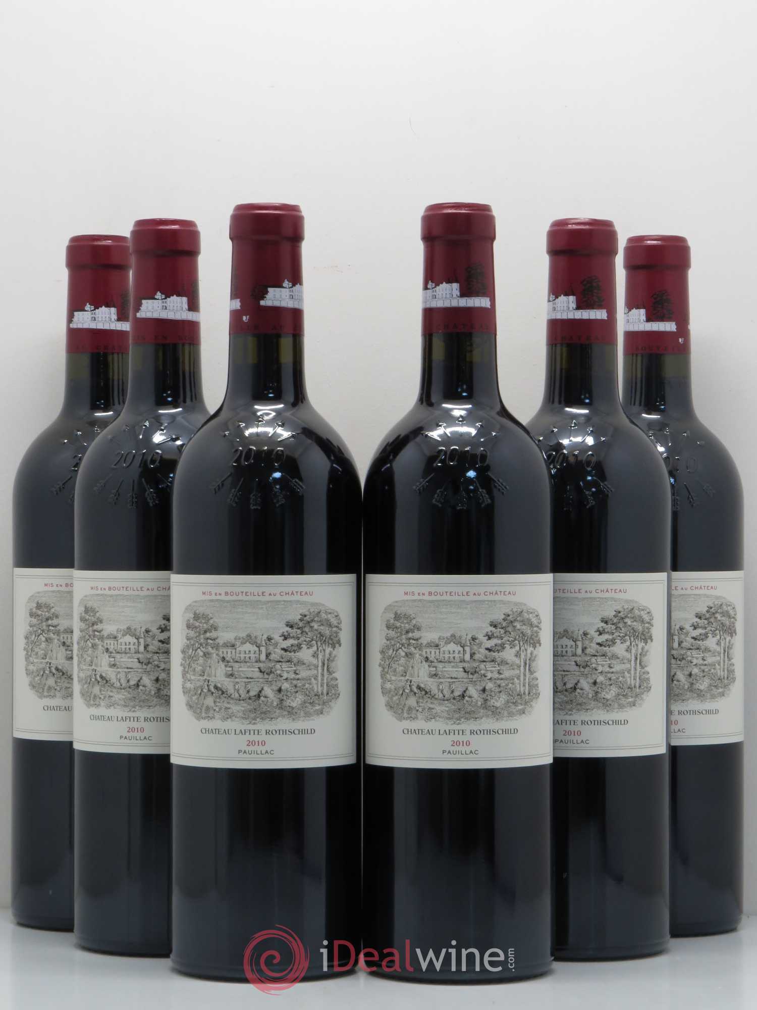 Château Lafite Rothschild 1er Grand Cru Classé 2010 - Lot de 6 bouteilles - 0