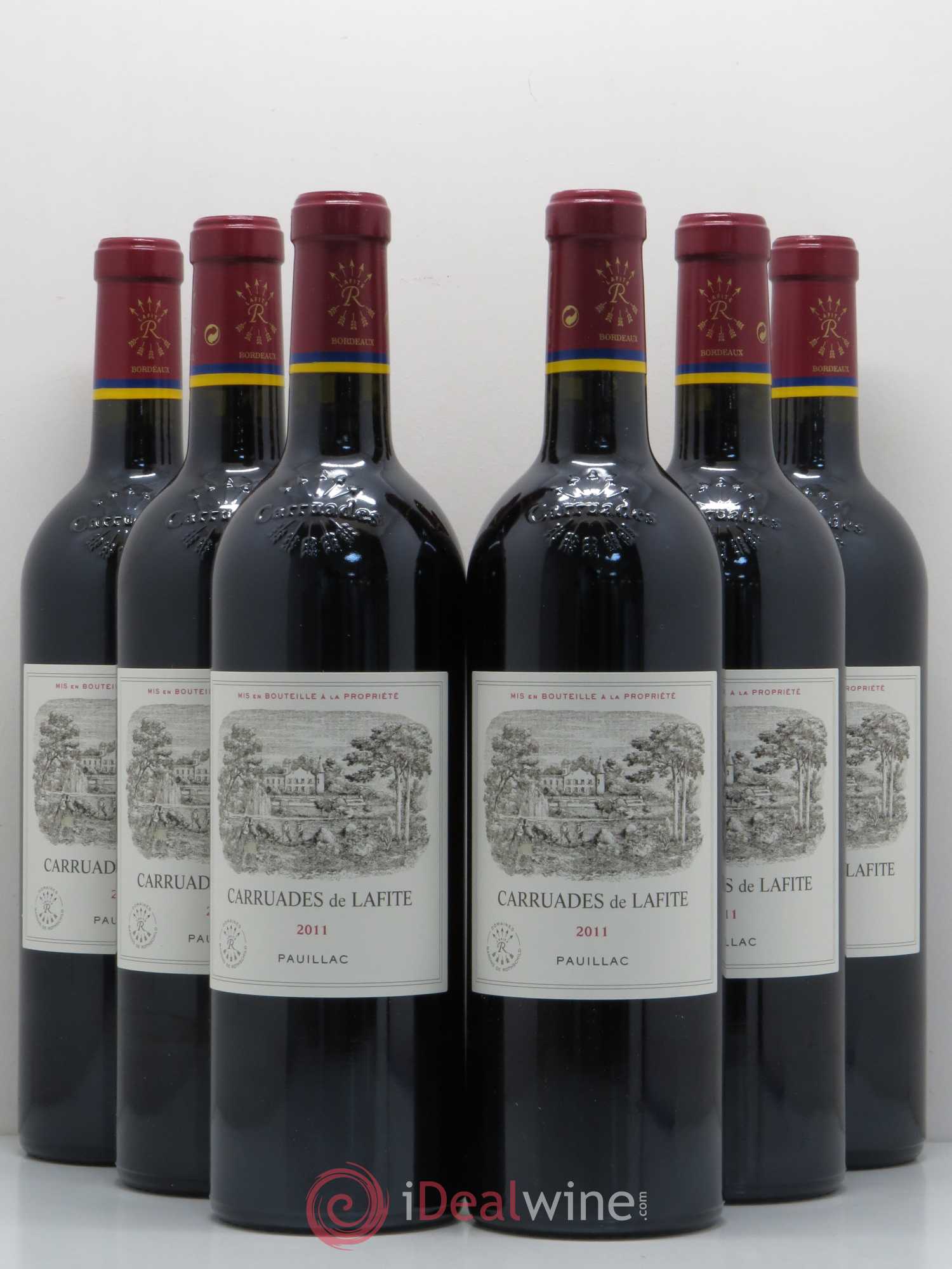 Carruades de Lafite Rothschild Second Vin 2011 - Lot de 6 bouteilles - 0