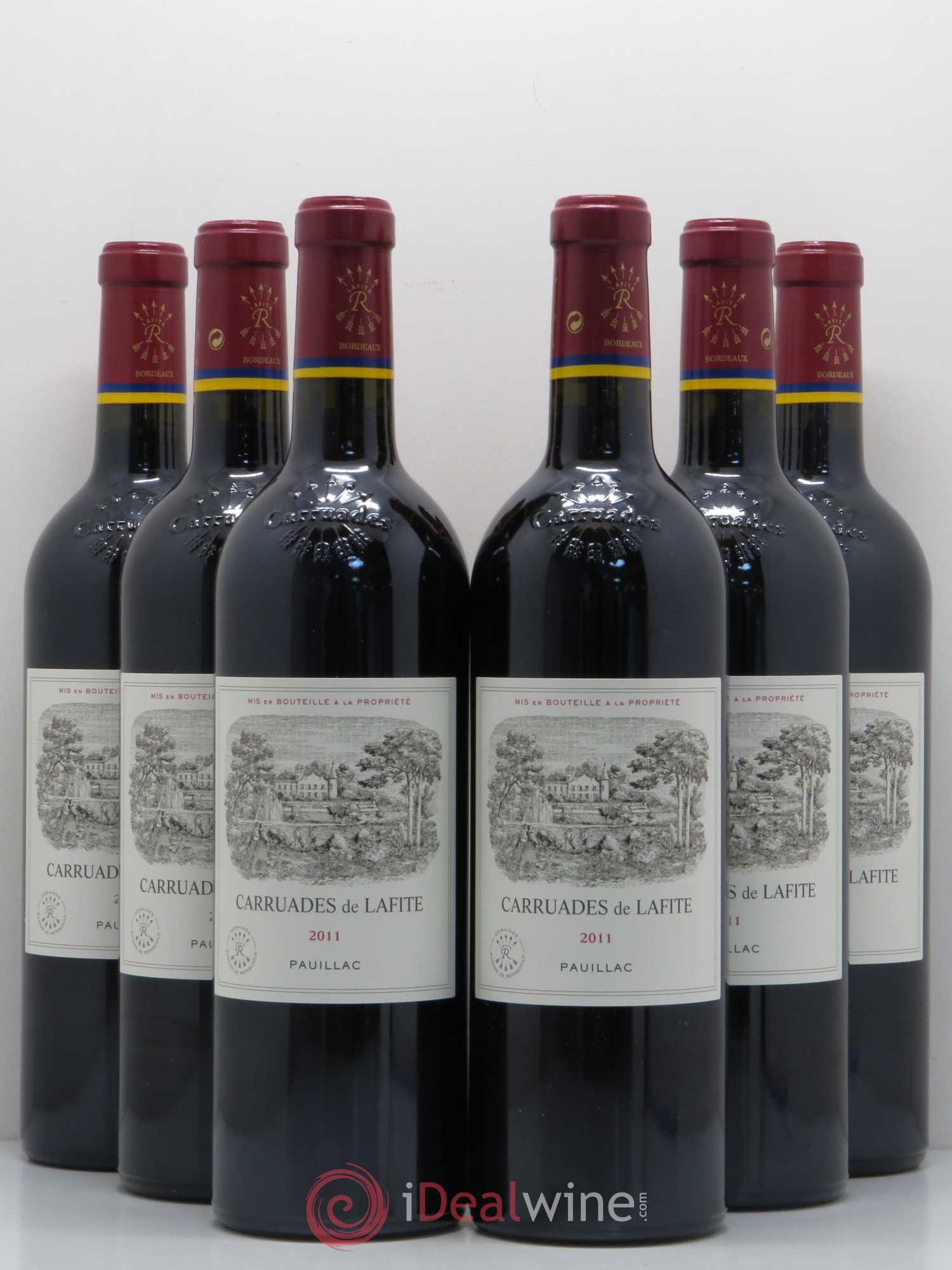 Carruades de Lafite Rothschild Second Vin 2011 - Lot de 6 bouteilles - 0
