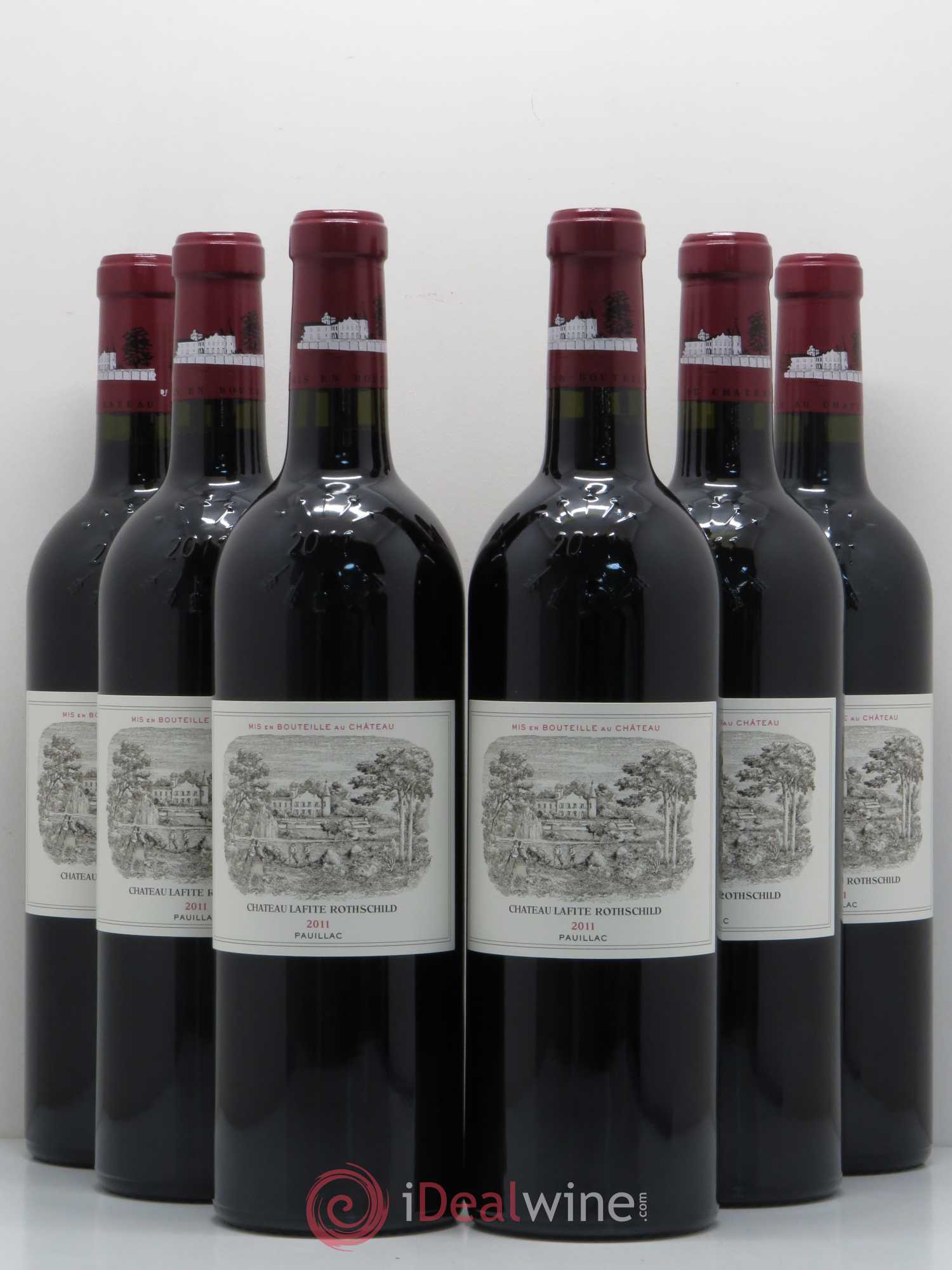 Château Lafite Rothschild 1er Grand Cru Classé 2011 - Lot de 6 bouteilles - 0