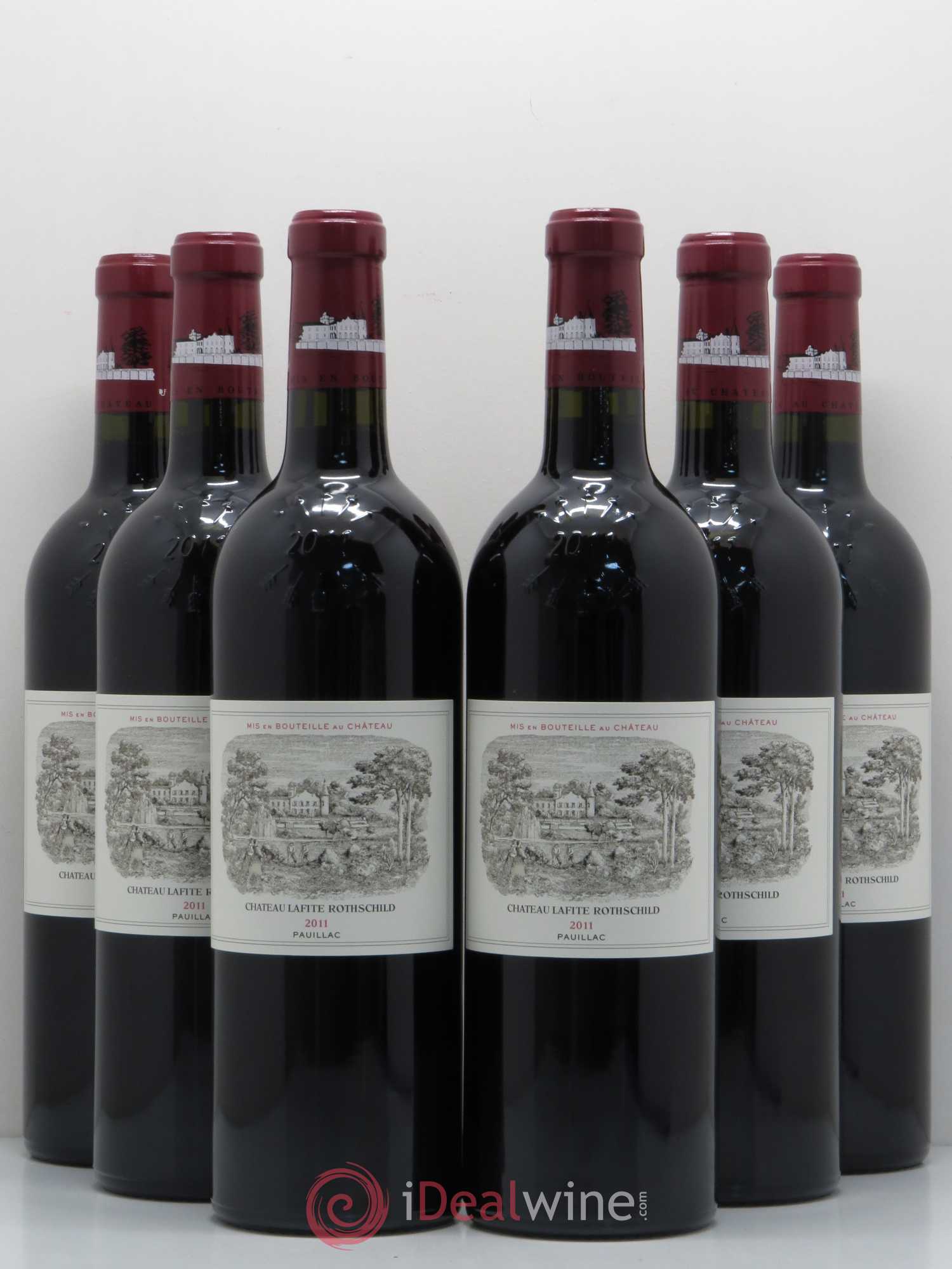 Château Lafite Rothschild 1er Grand Cru Classé 2011 - Lot de 6 bouteilles - 0