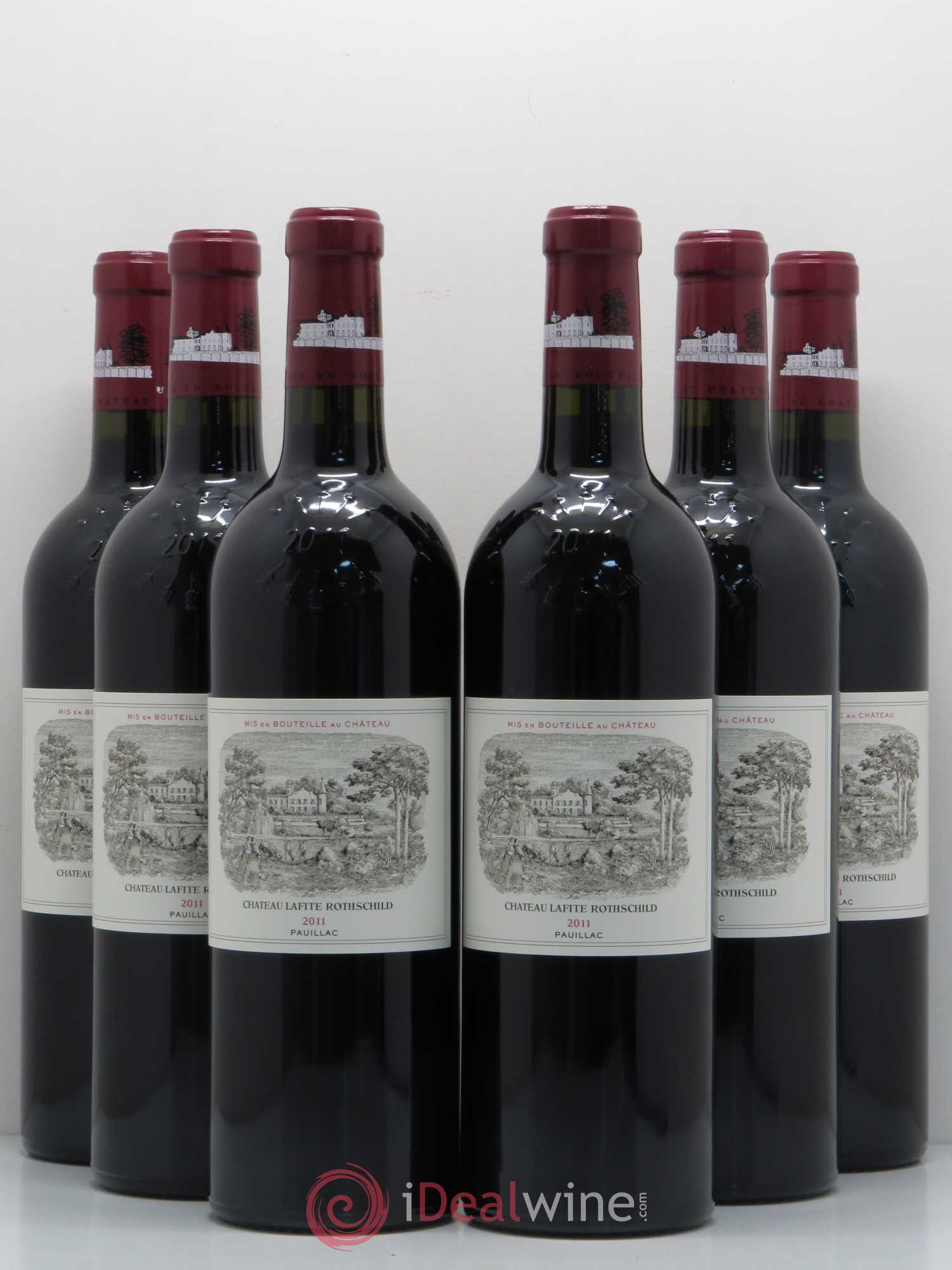 Château Lafite Rothschild 1er Grand Cru Classé 2011 - Lot de 6 bouteilles - 0