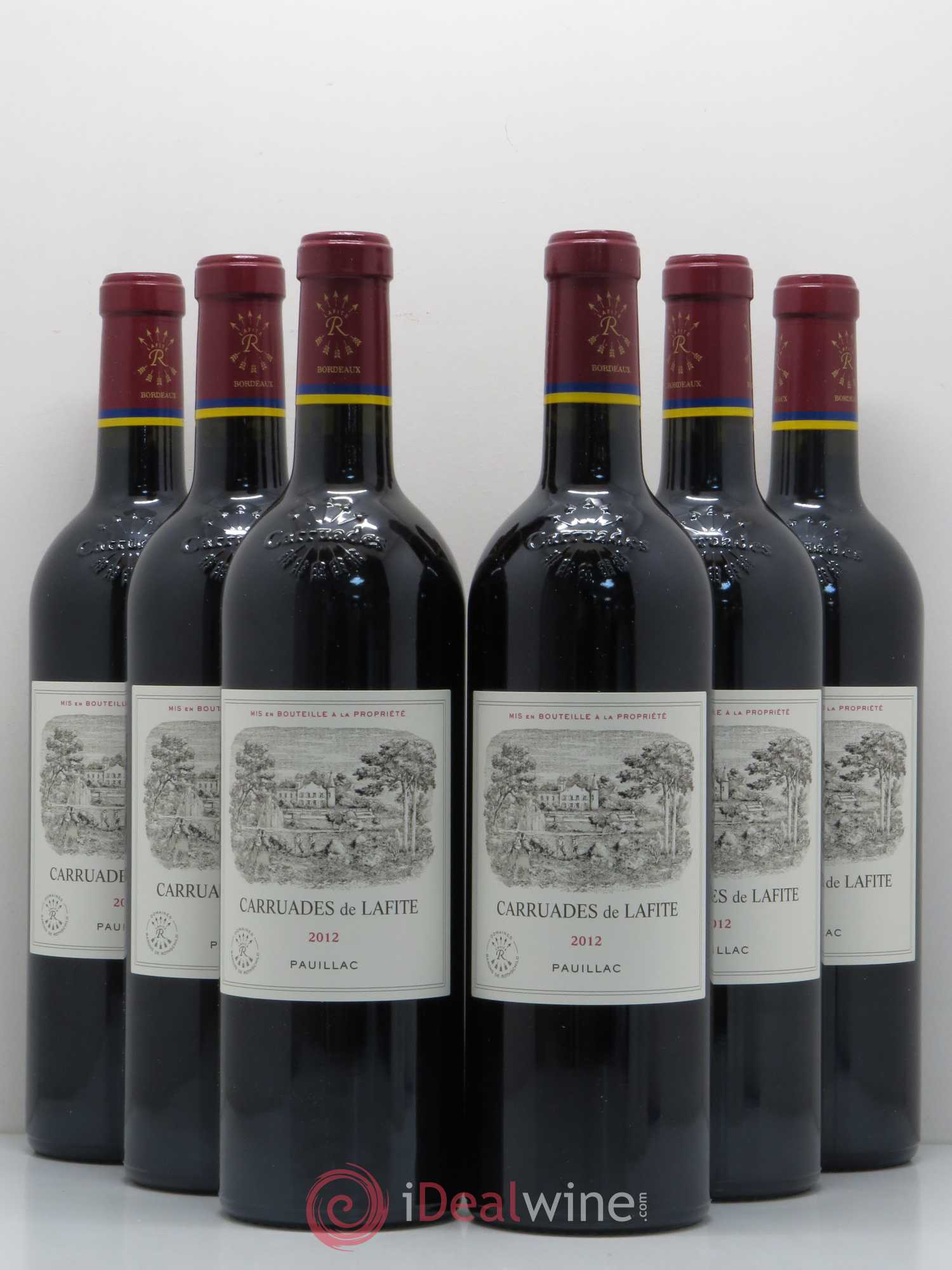 Carruades de Lafite Rothschild Second Vin 2012 - Lot de 6 bouteilles - 0