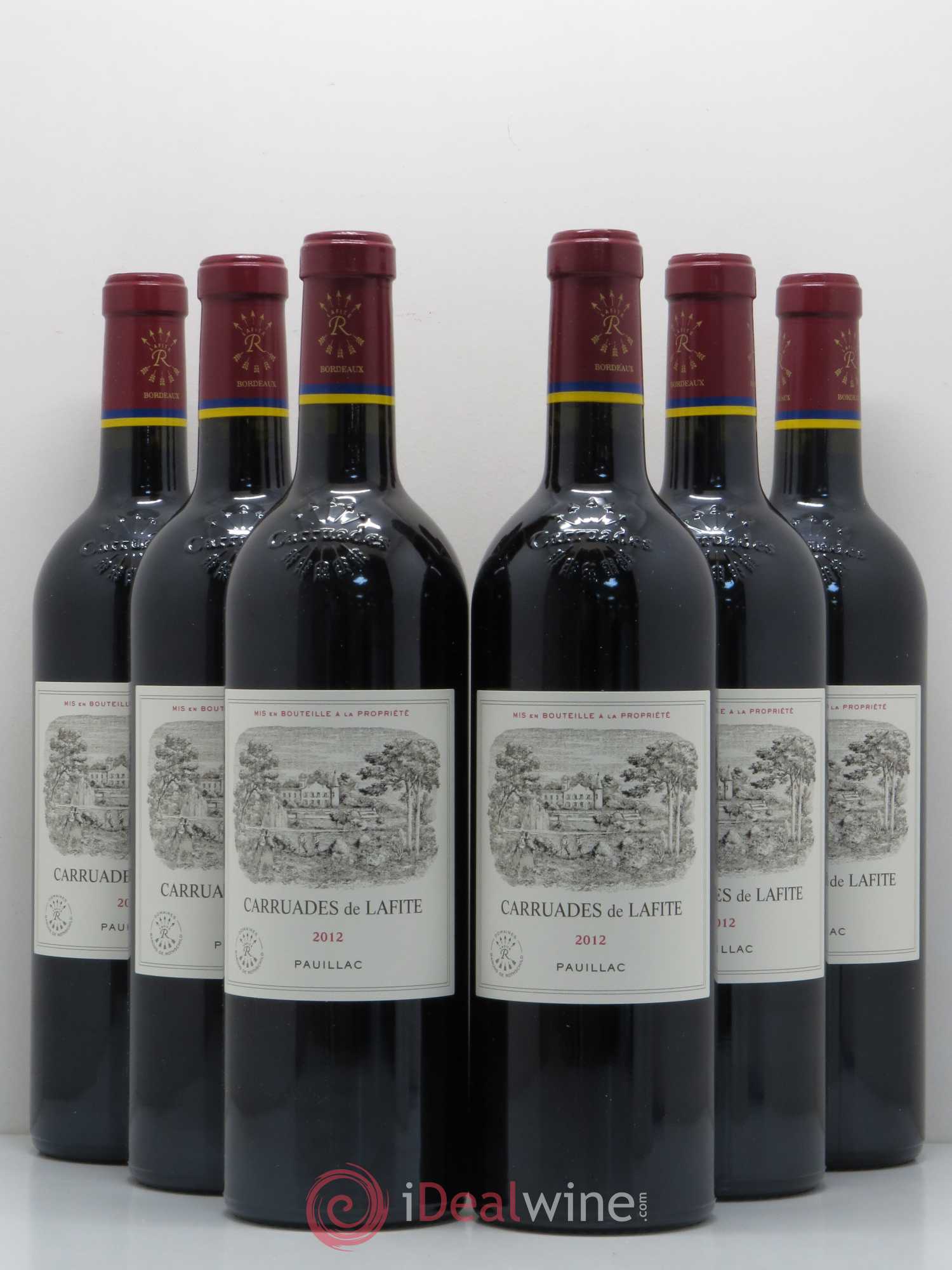 Carruades de Lafite Rothschild Second Vin 2012 - Lot de 6 bouteilles - 0