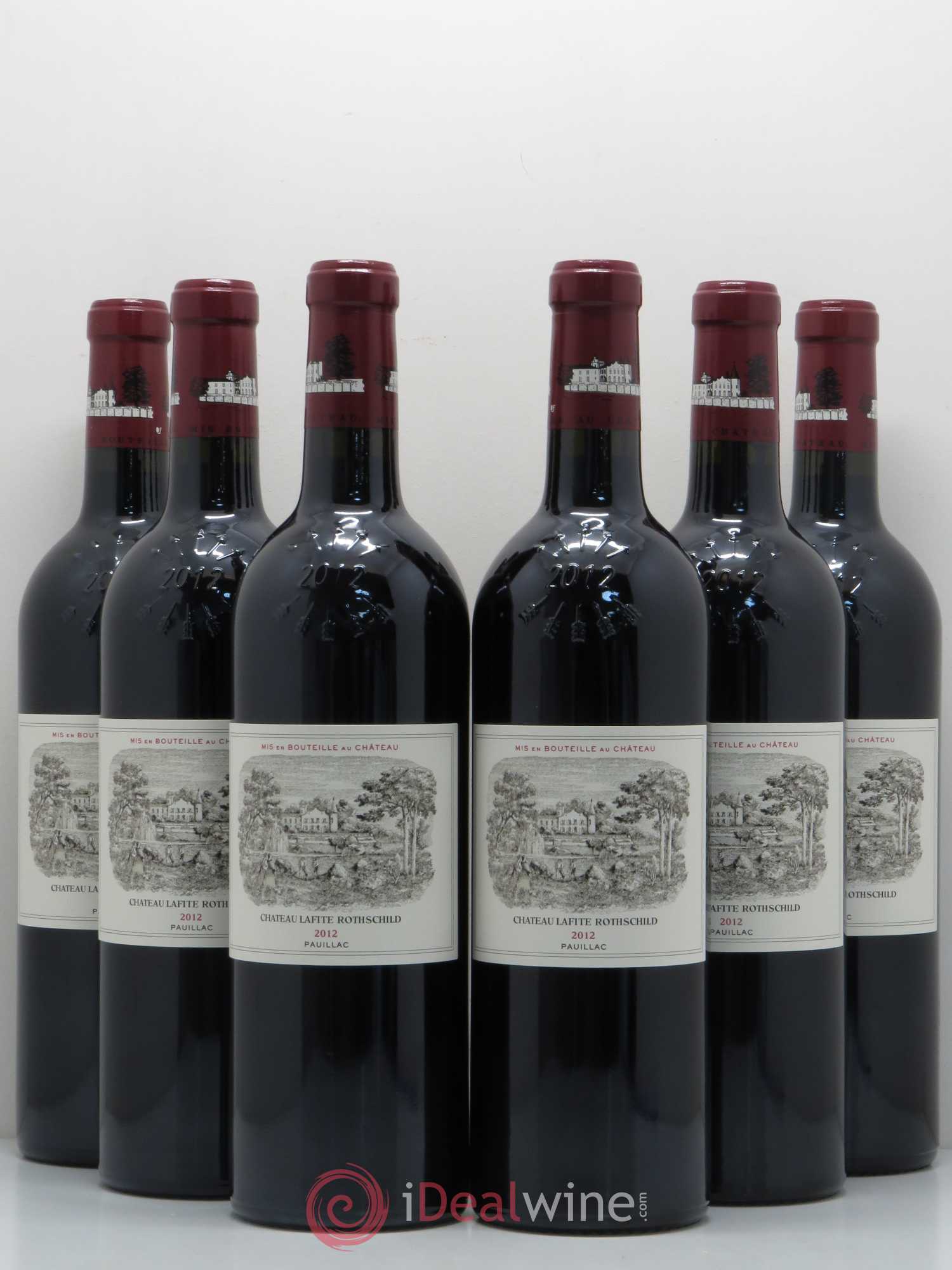 Château Lafite Rothschild 1er Grand Cru Classé 2012 - Lot de 6 bouteilles - 0