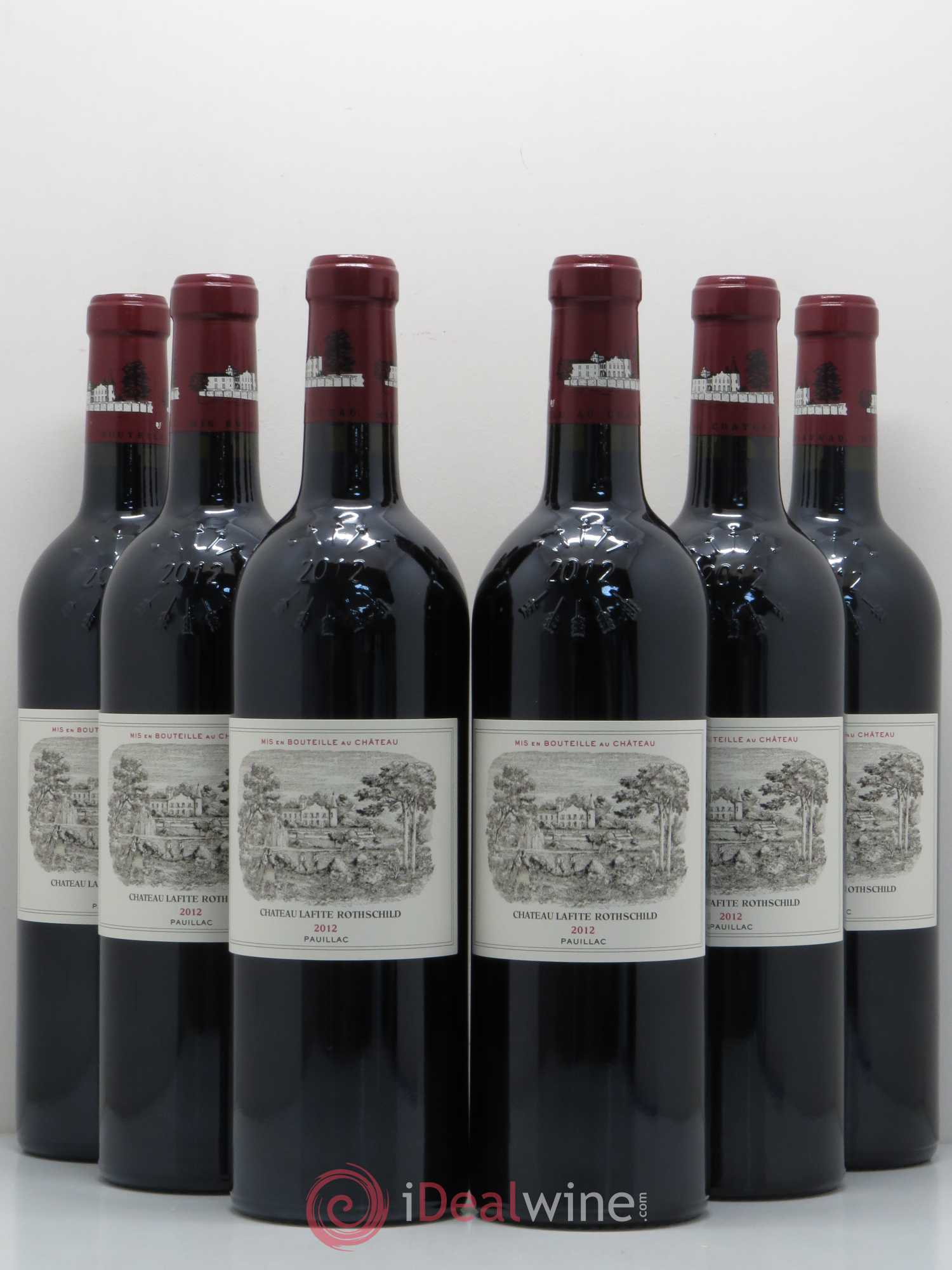 Château Lafite Rothschild 1er Grand Cru Classé 2012 - Lot de 6 bouteilles - 0